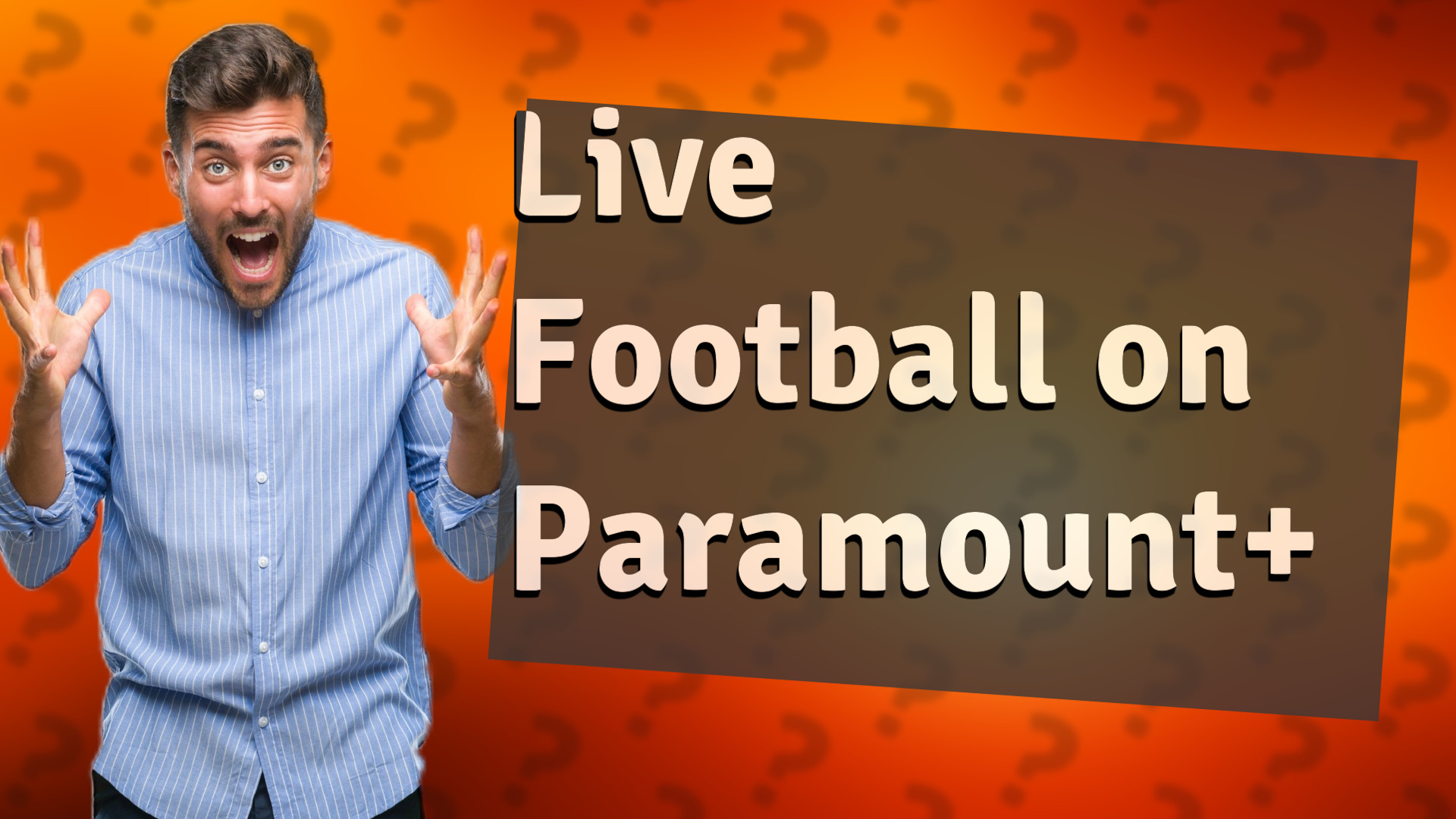 Live Football on Paramount+