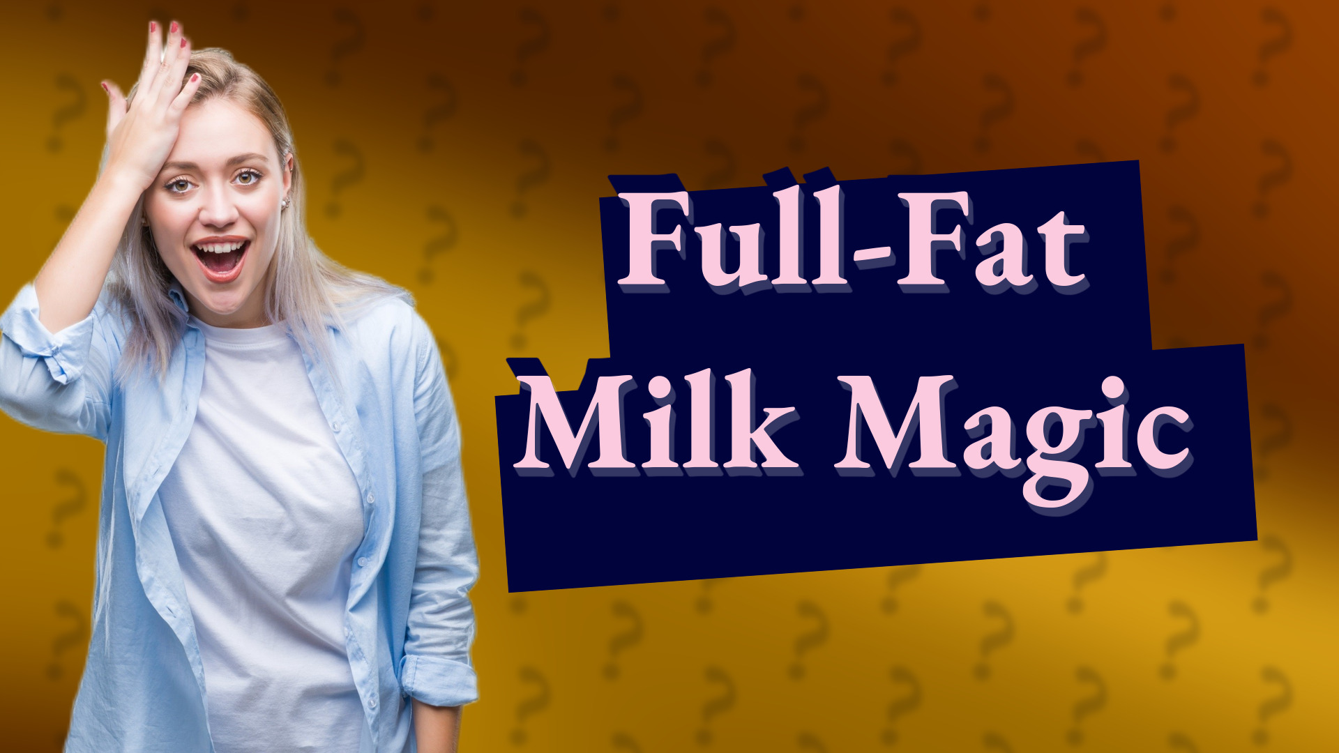 Full-Fat Milk Magic
