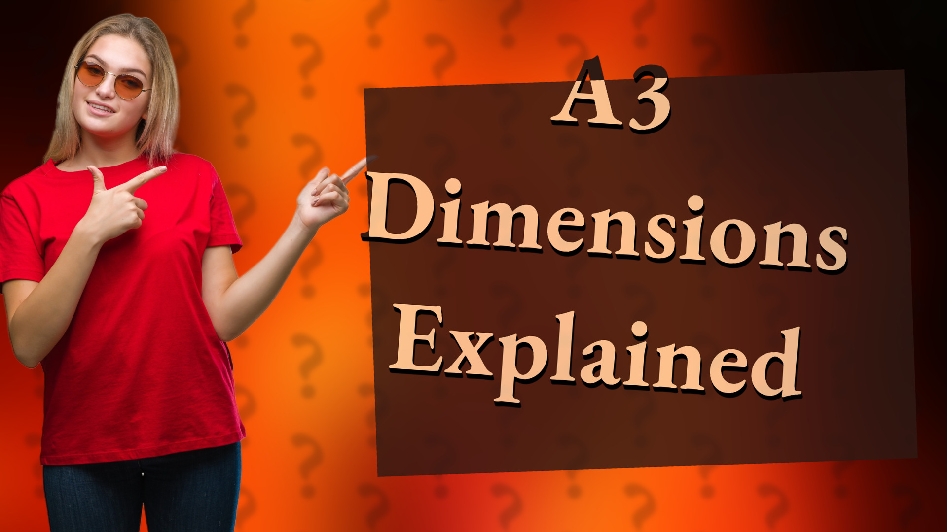 A3 Dimensions Explained