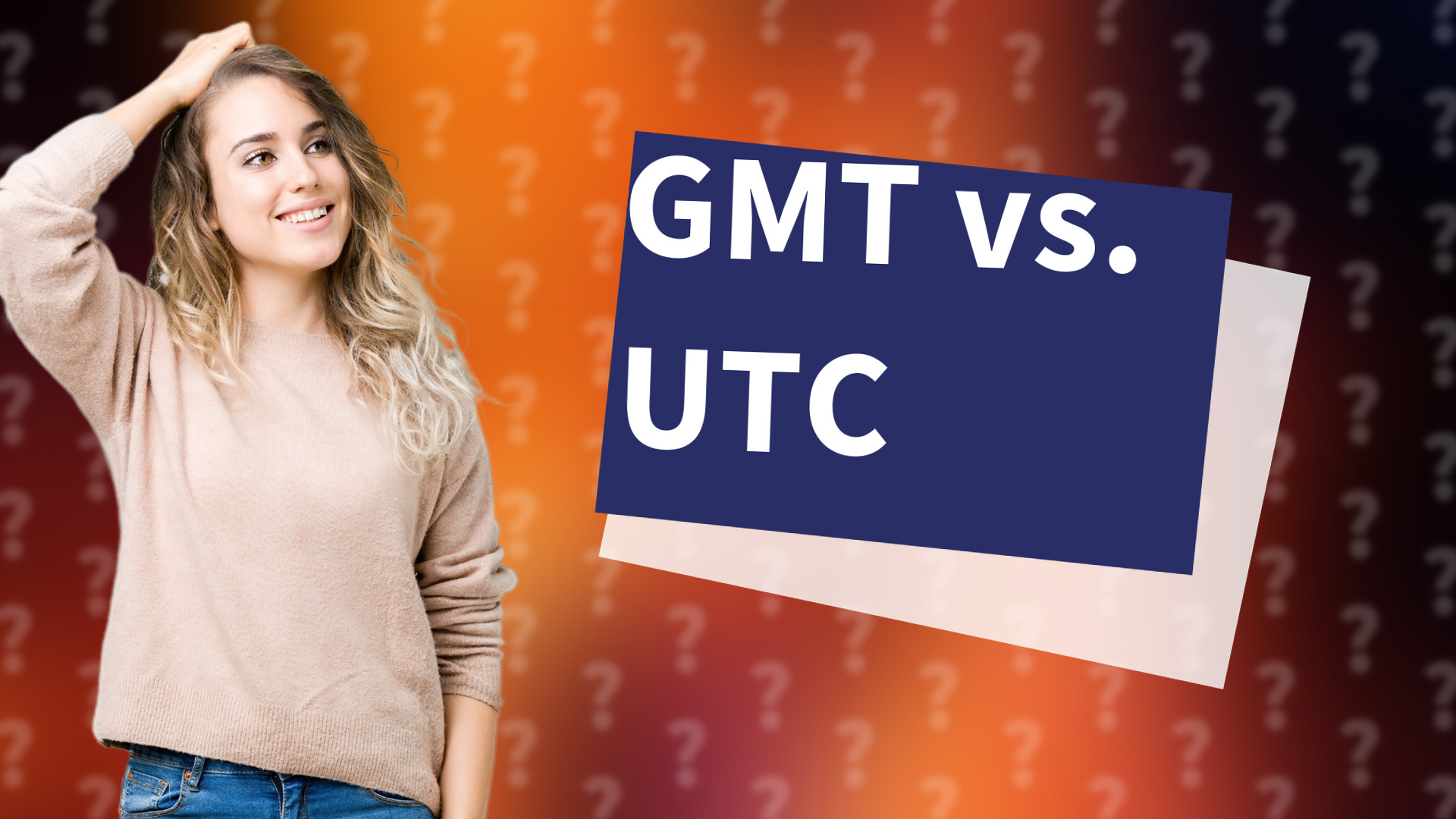 GMT vs. UTC