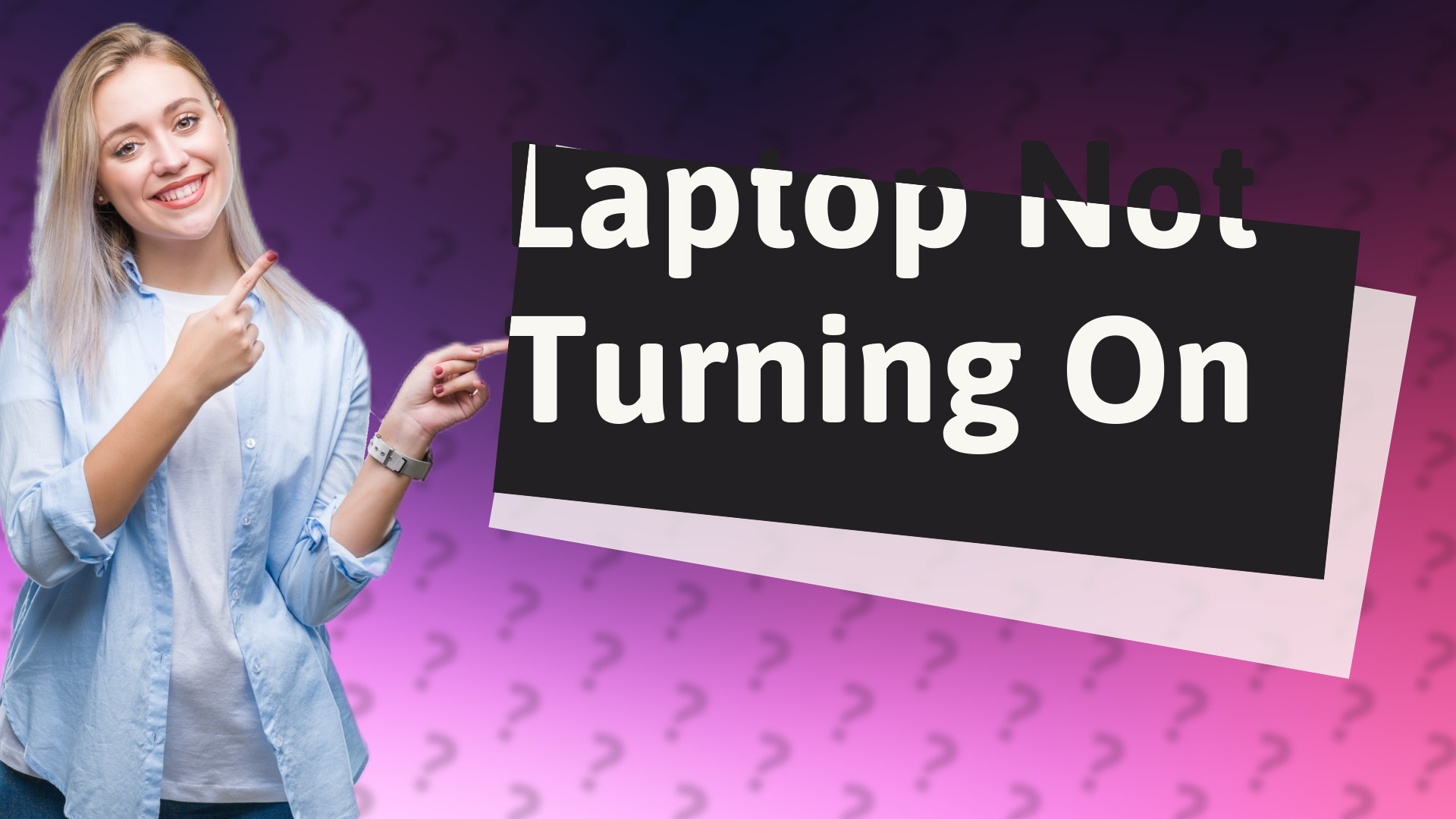 Laptop Not Turning On