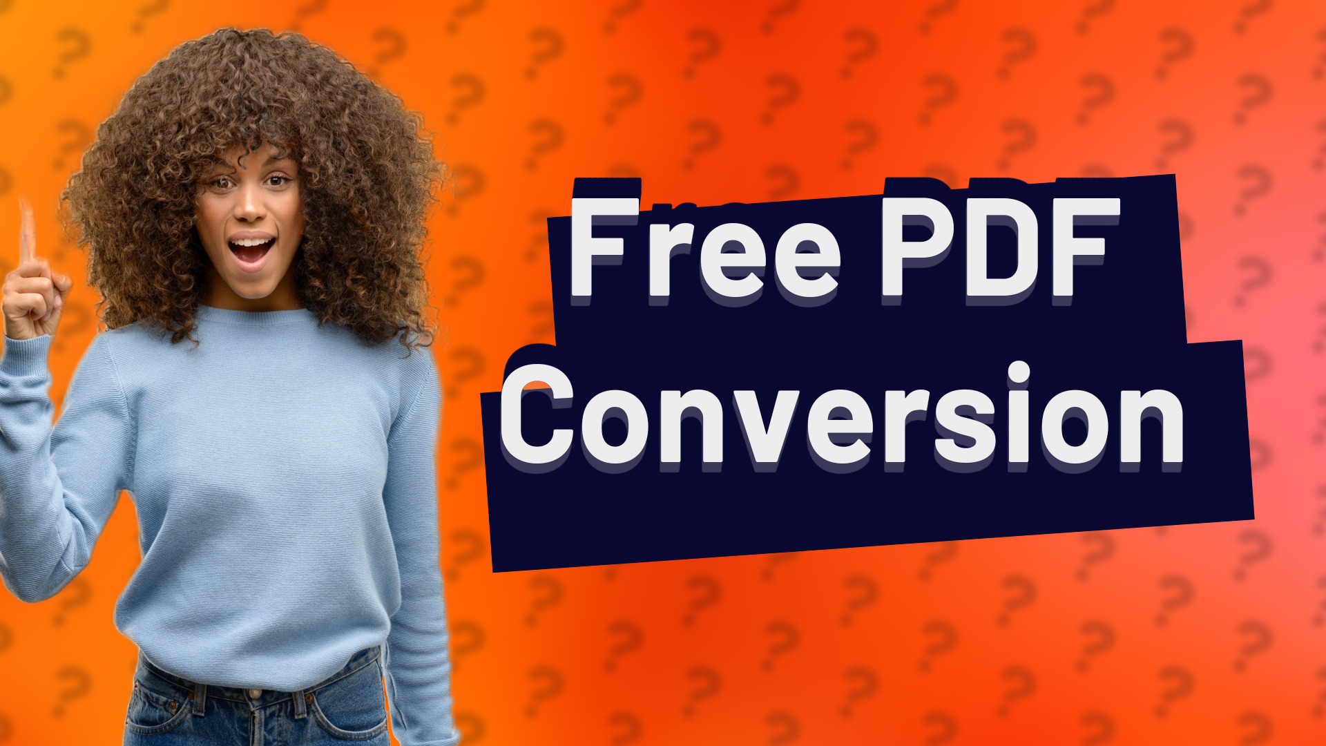 Free PDF Conversion