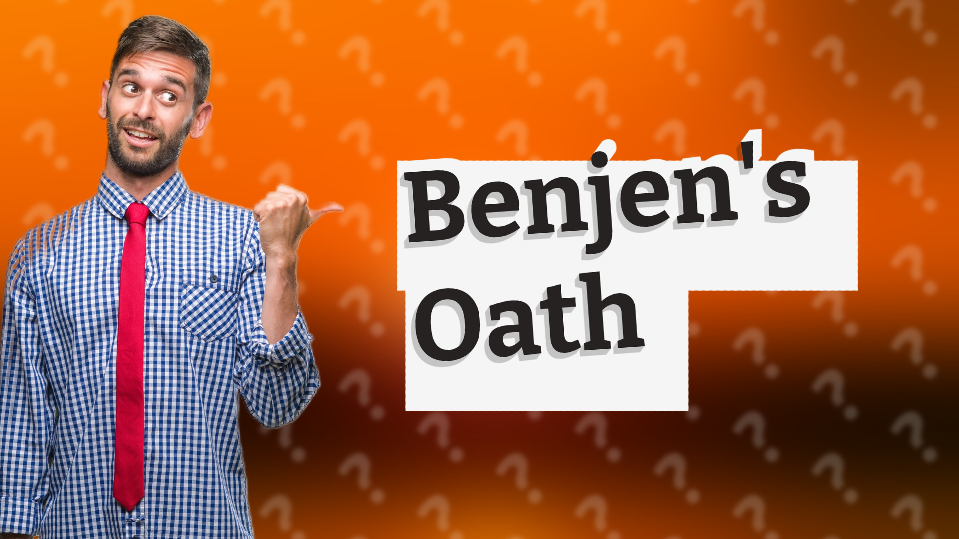 Benjen's Oath