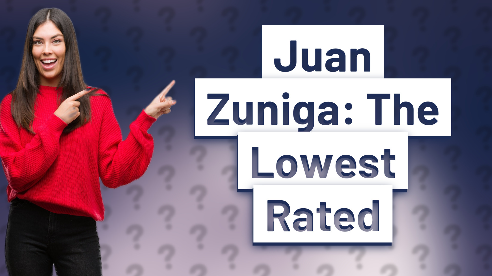 Juan Zuniga: The Lowest Rated