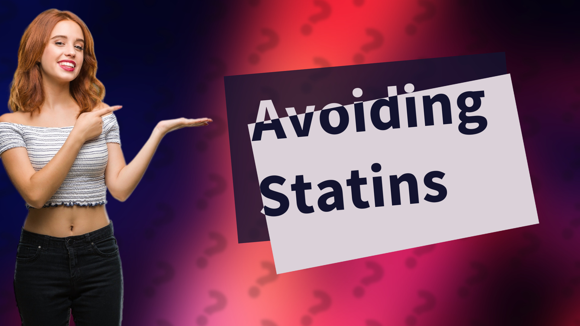 Avoiding Statins