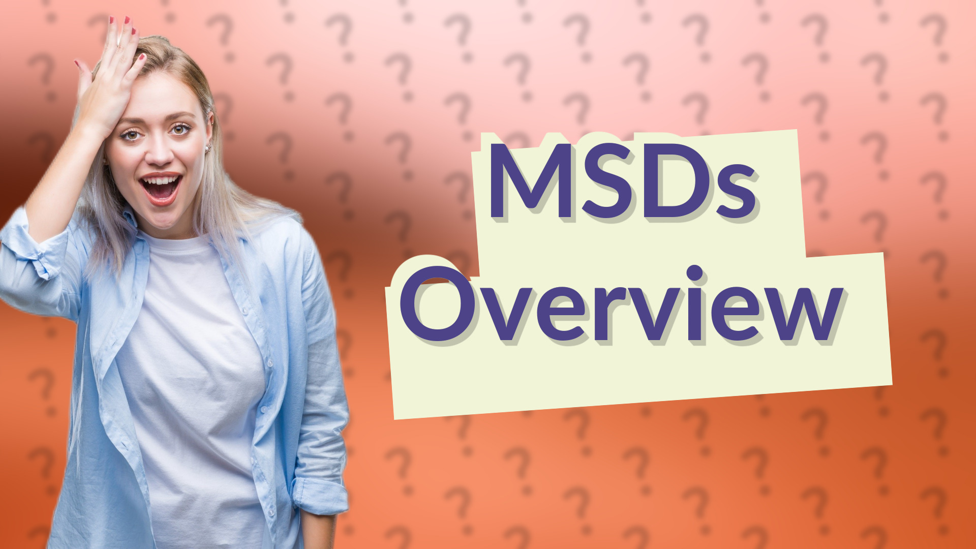 MSDs Overview