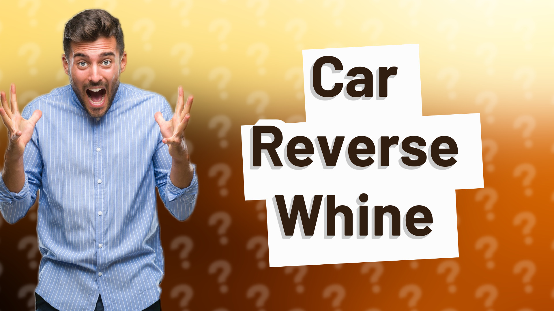 Car Reverse Whine