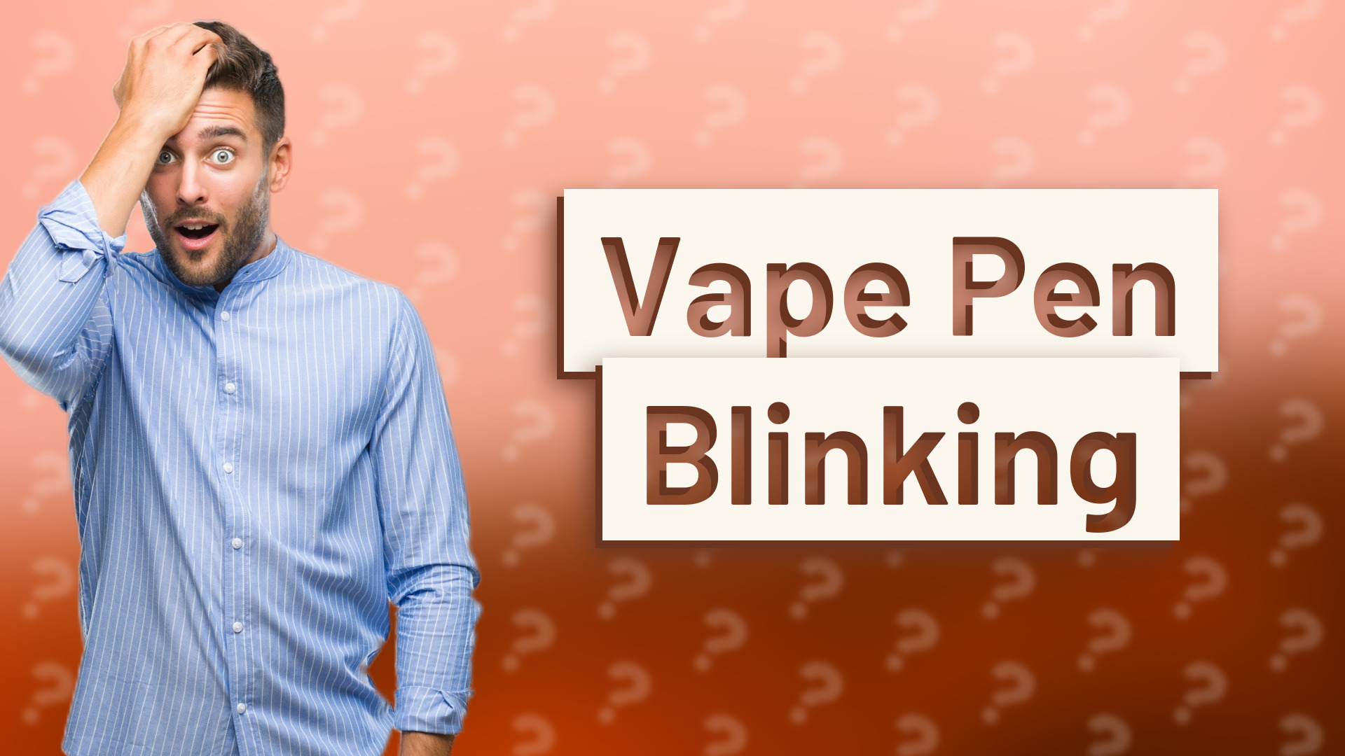 Vape Pen Blinking
