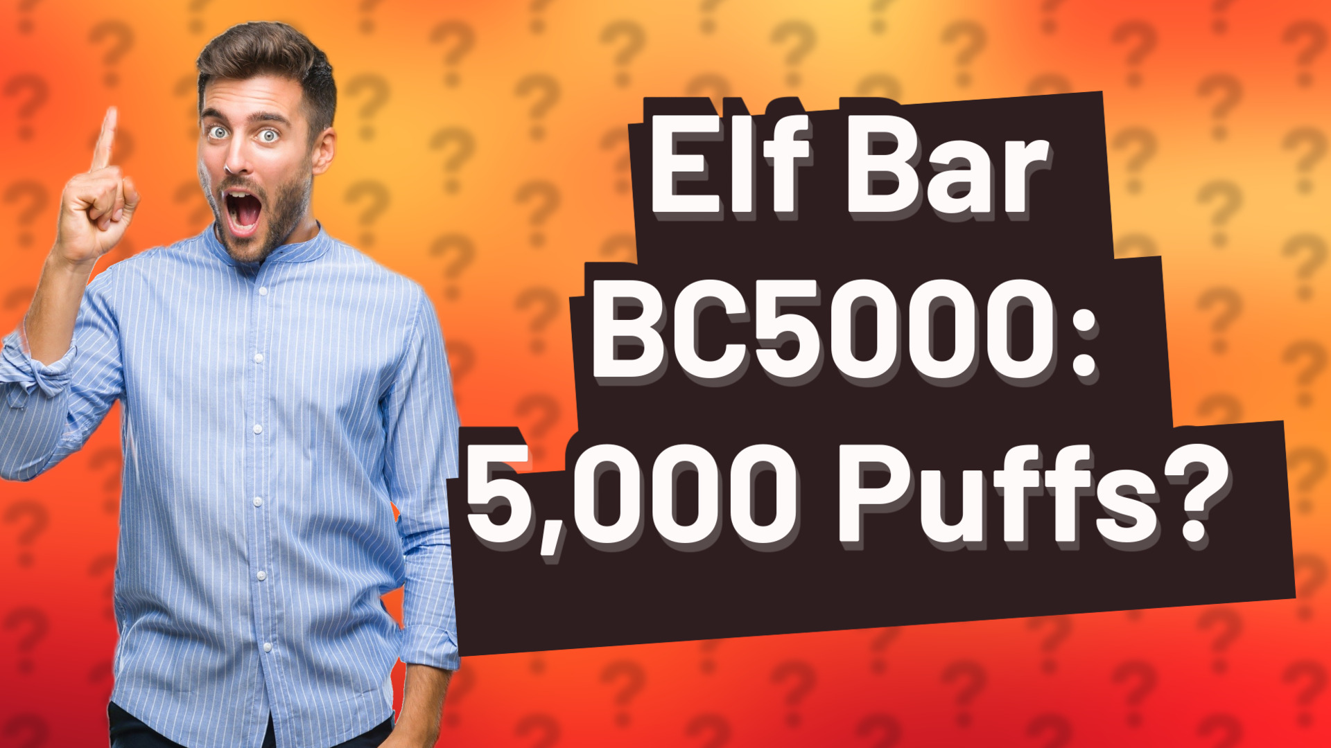 Elf Bar BC5000: 5,000 Puffs?