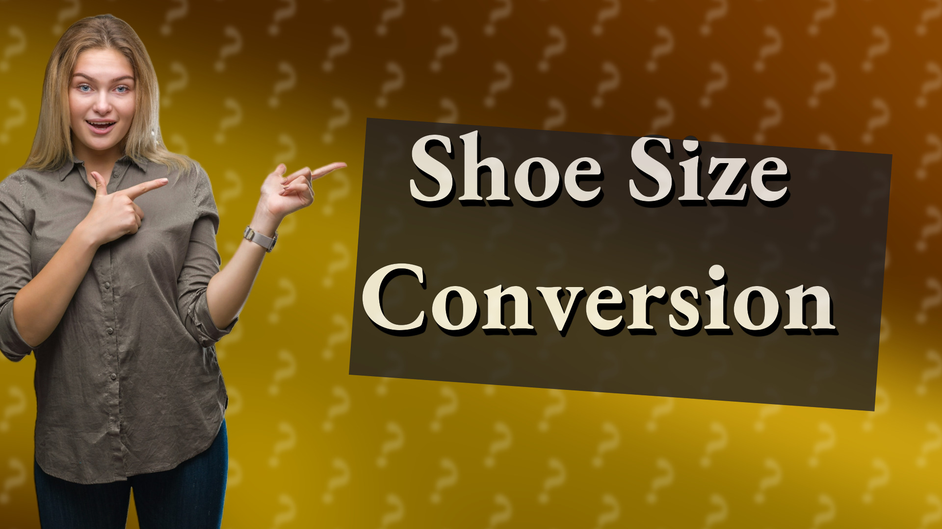 Shoe Size Conversion