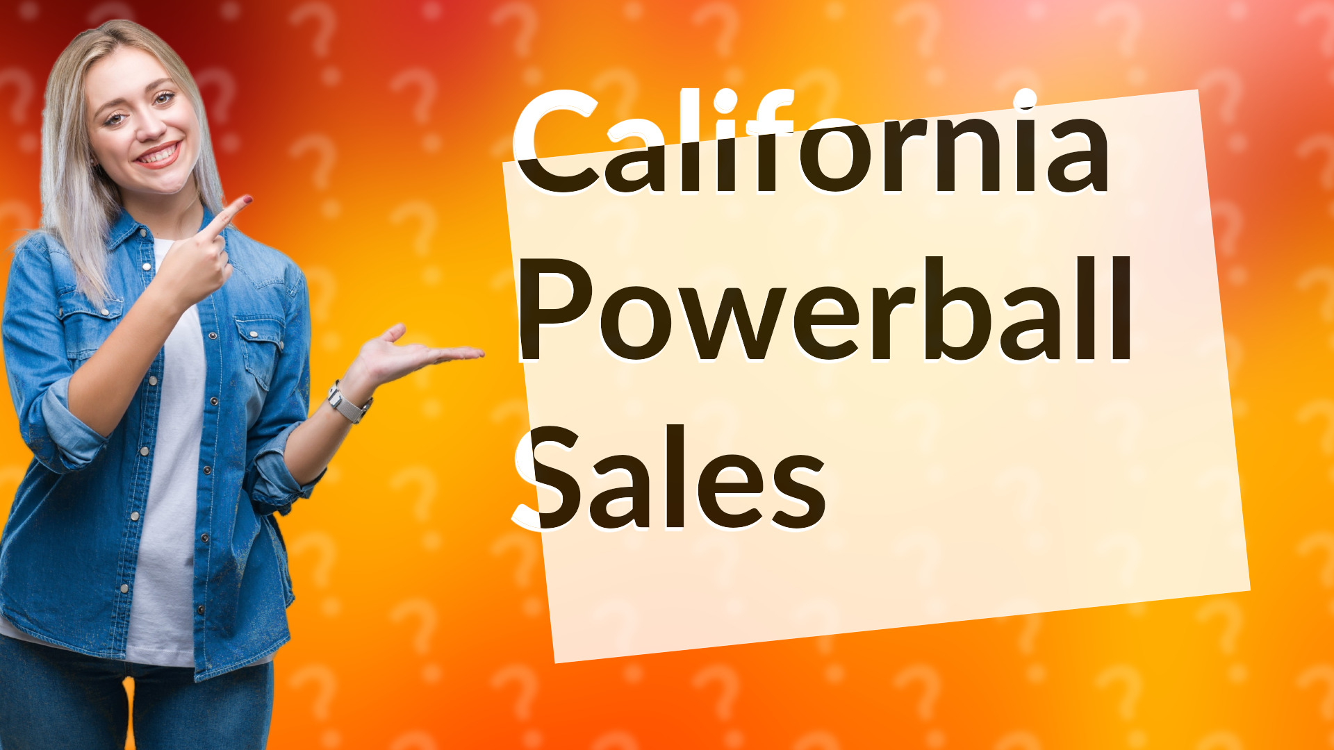 California Powerball Sales