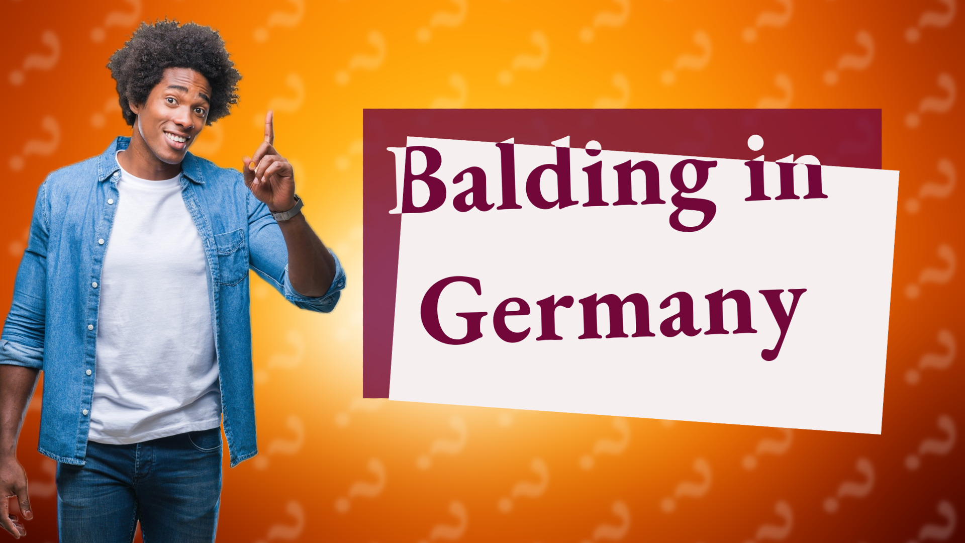 Balding in Germany
