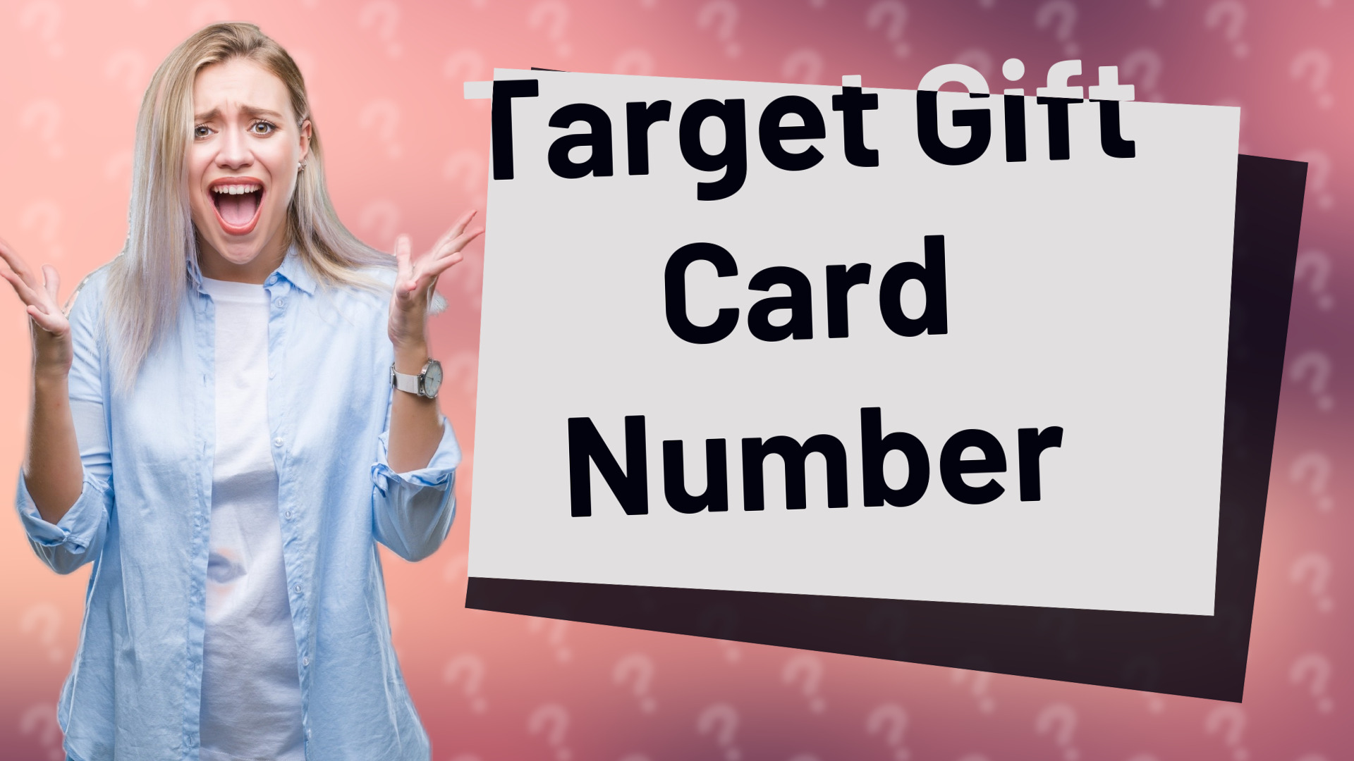 Target Gift Card Number
