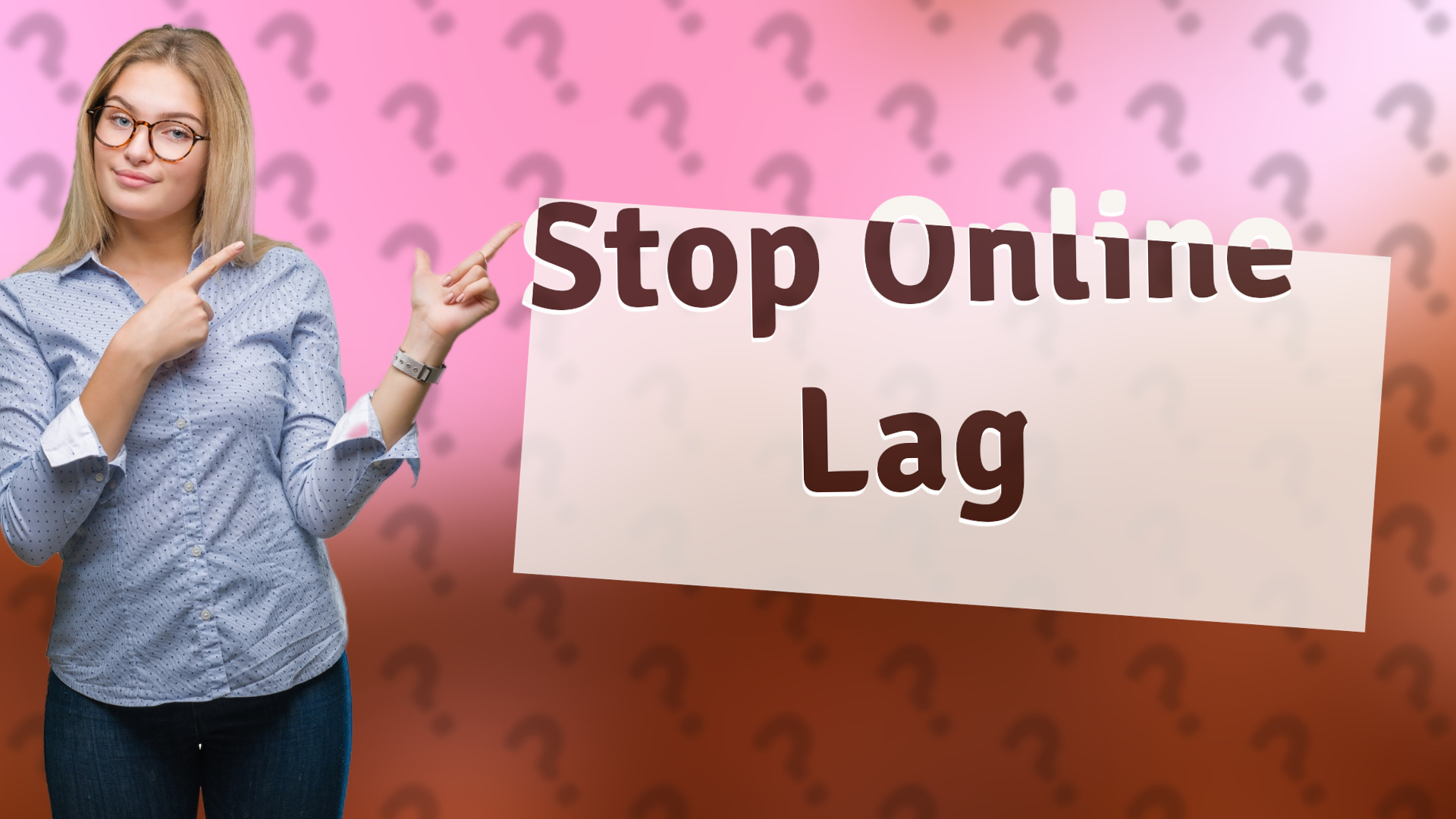 Stop Online Lag