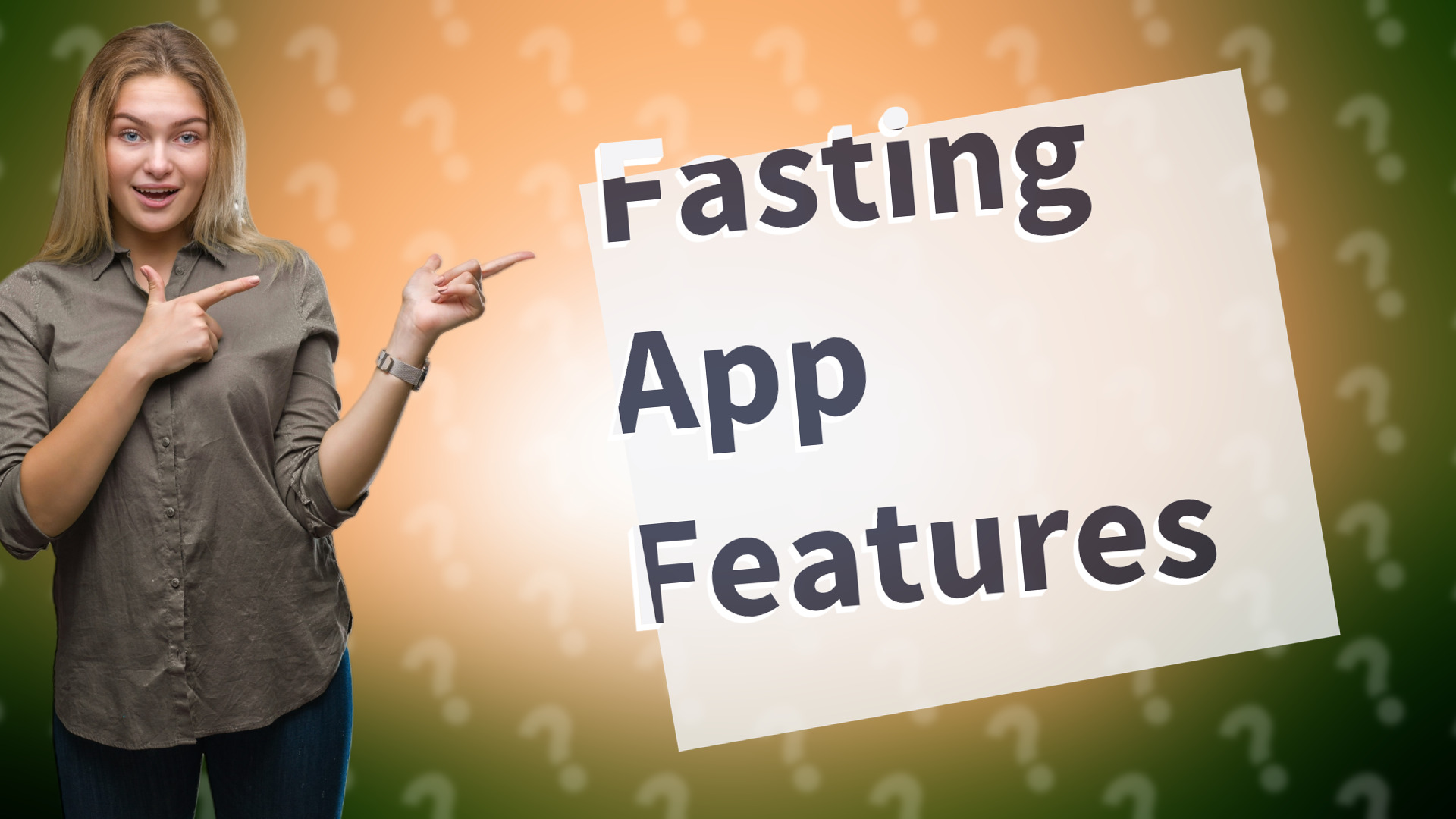 Fasting App Features