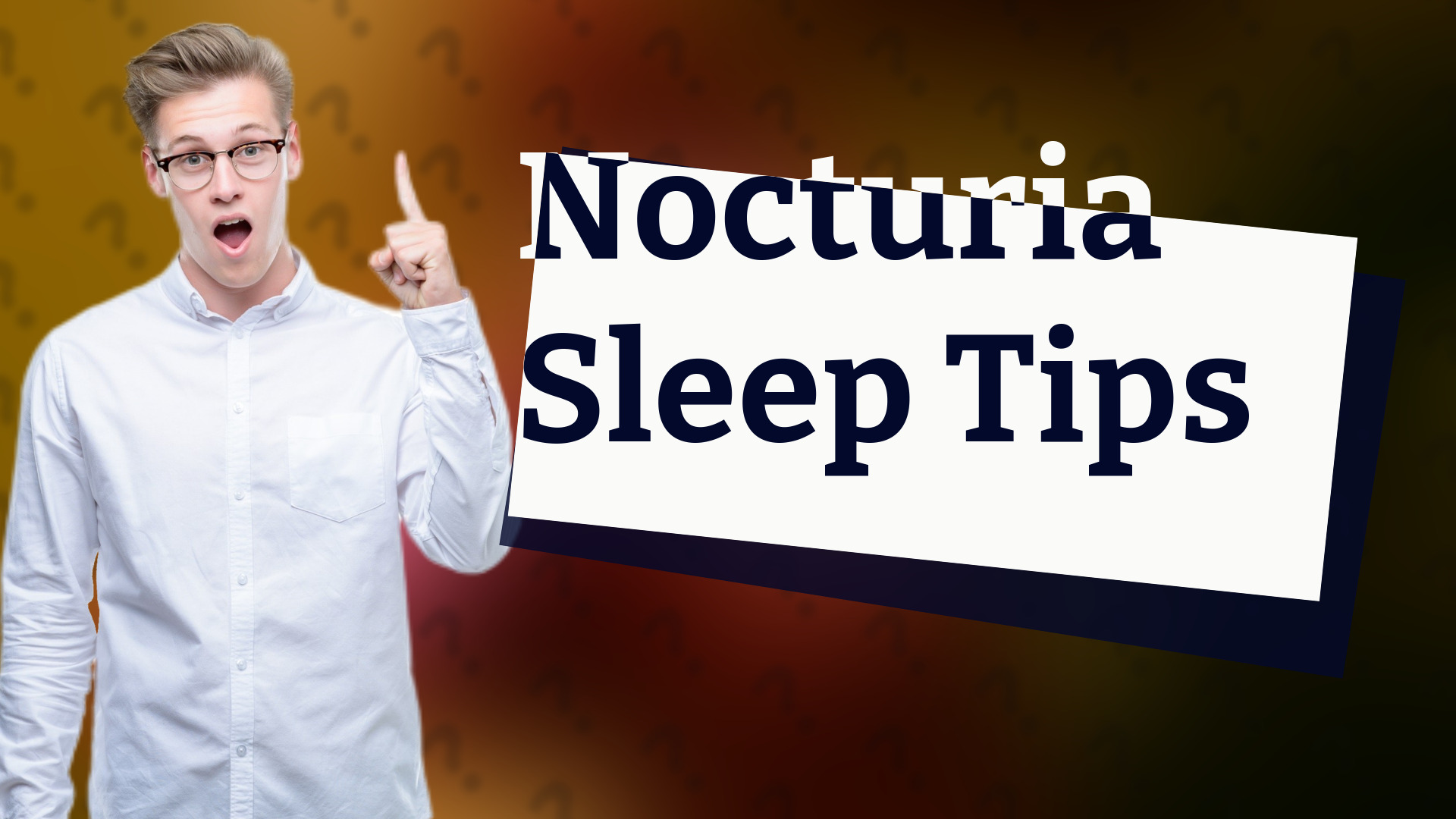 Nocturia Sleep Tips