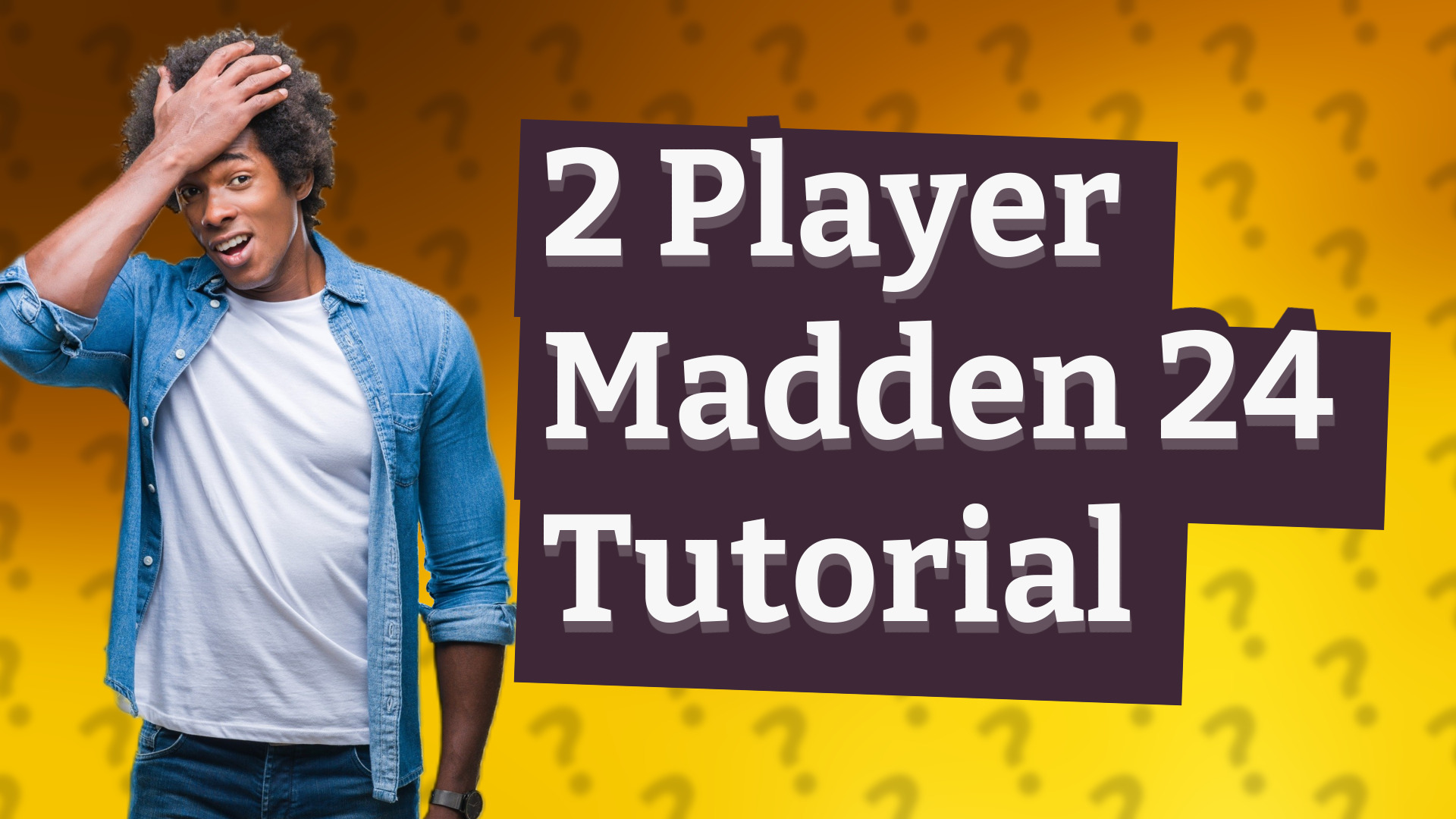 2 Player Madden 24 Tutorial