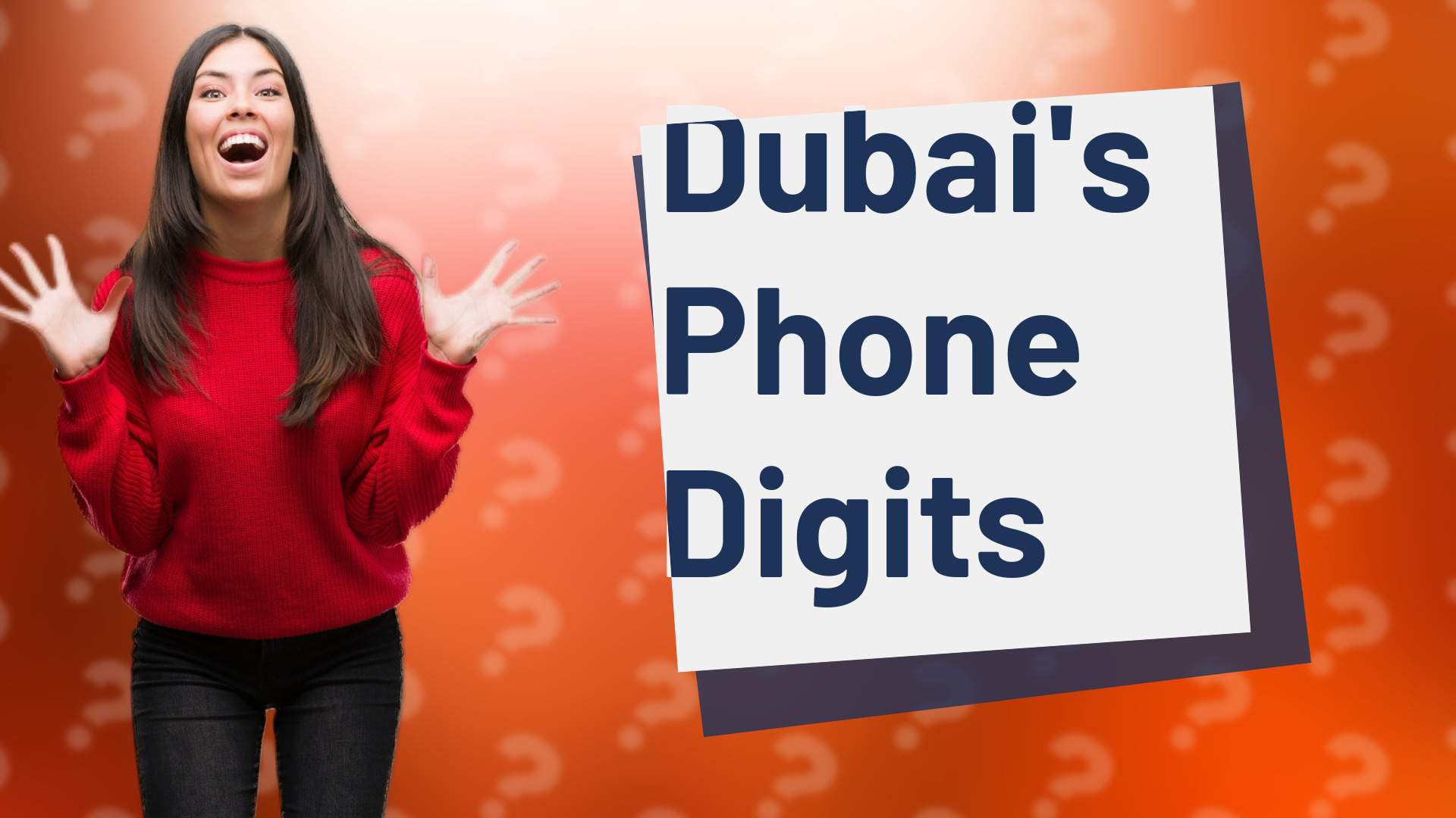 Dubai's Phone Digits