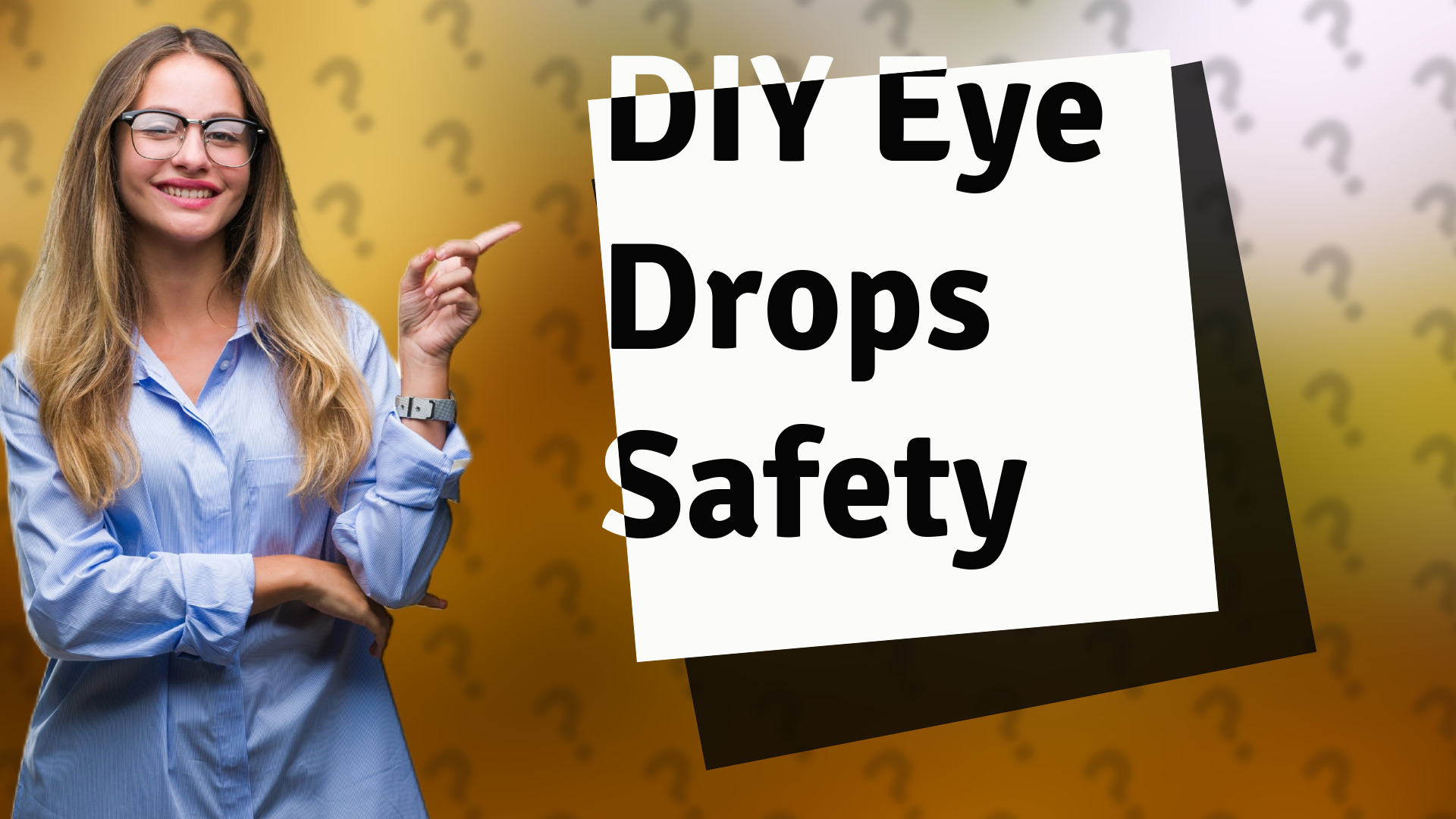 DIY Eye Drops Safety