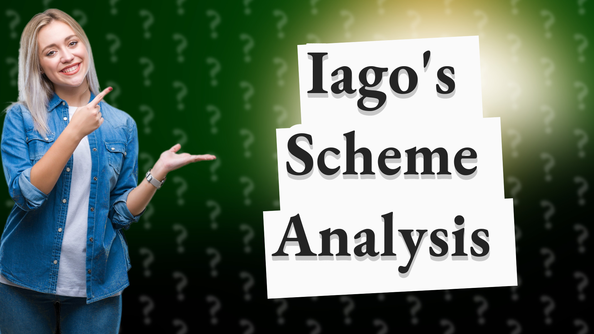 Iago's Scheme Analysis