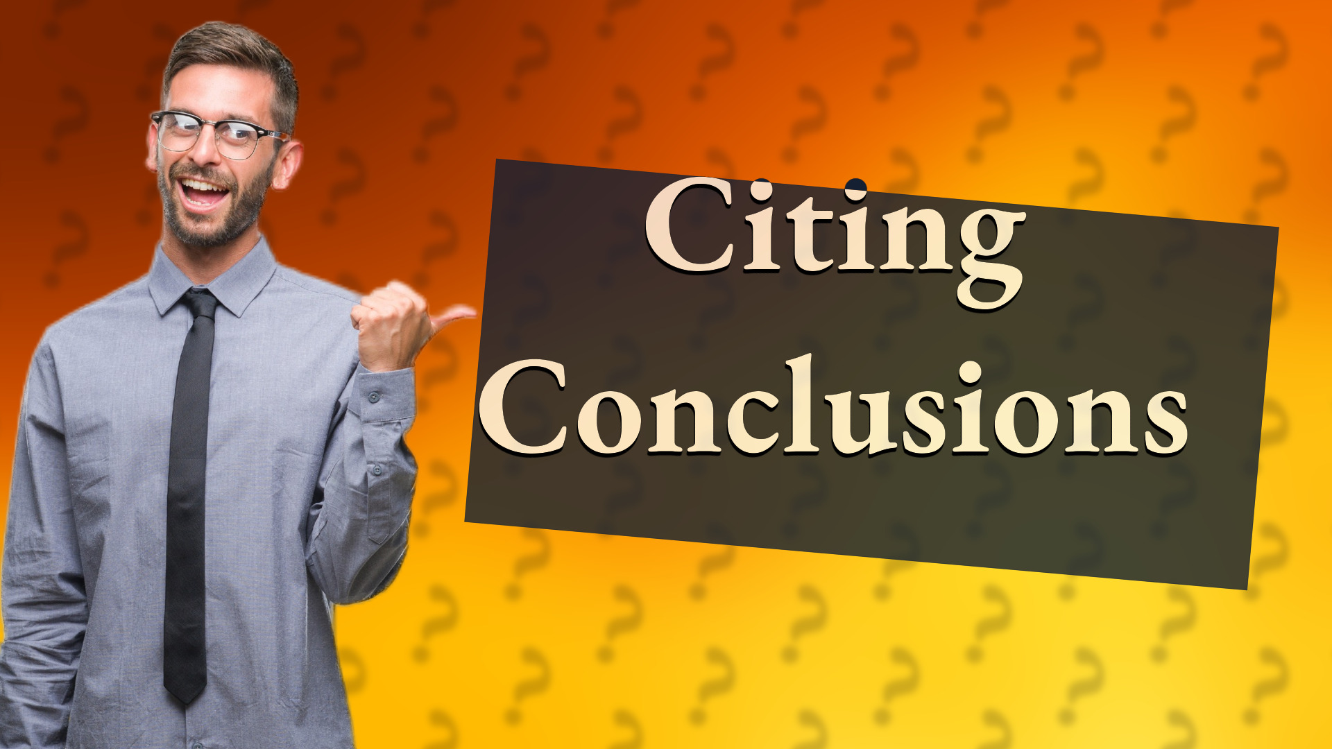 Citing Conclusions