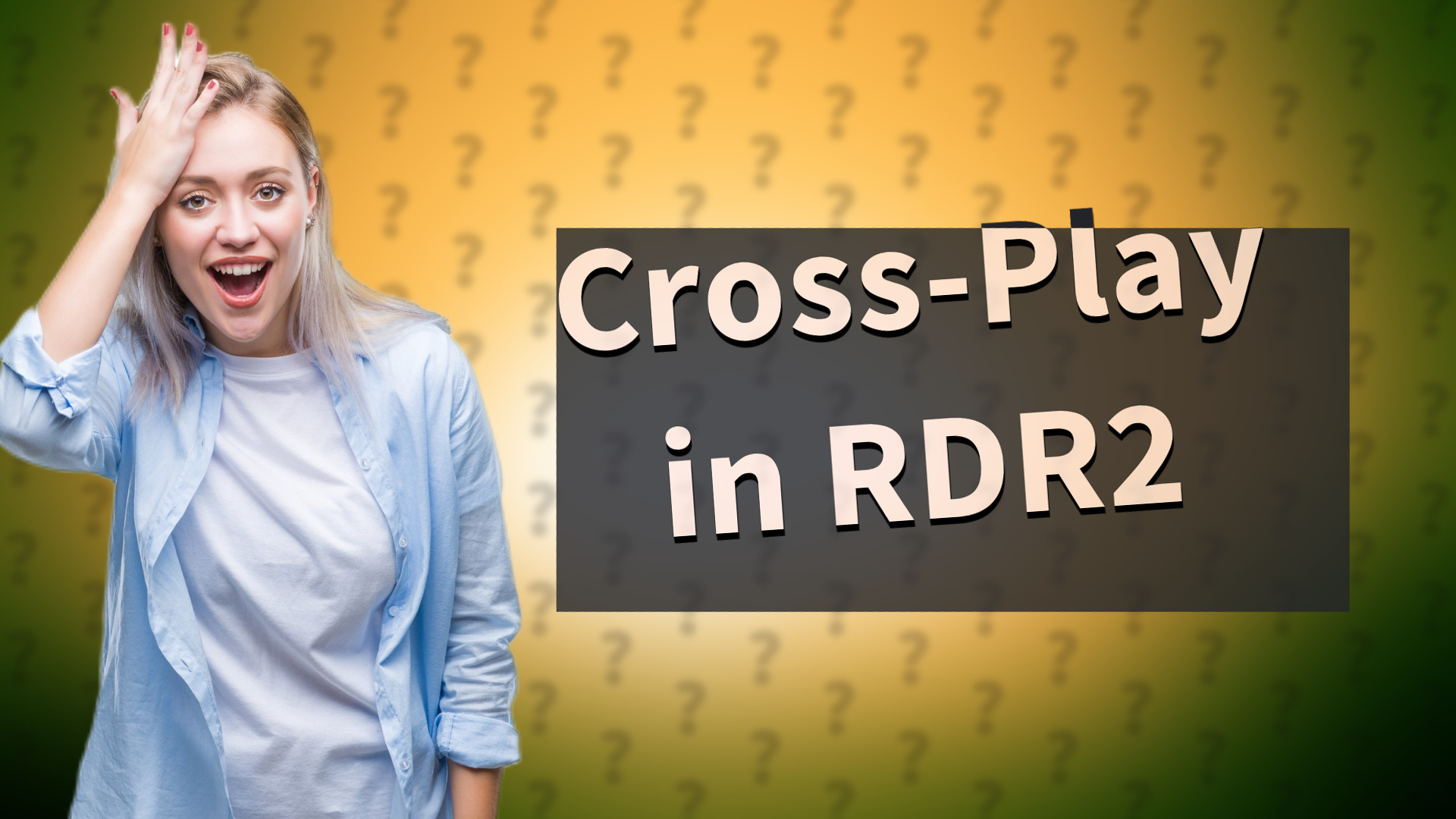 Cross-Play in RDR2