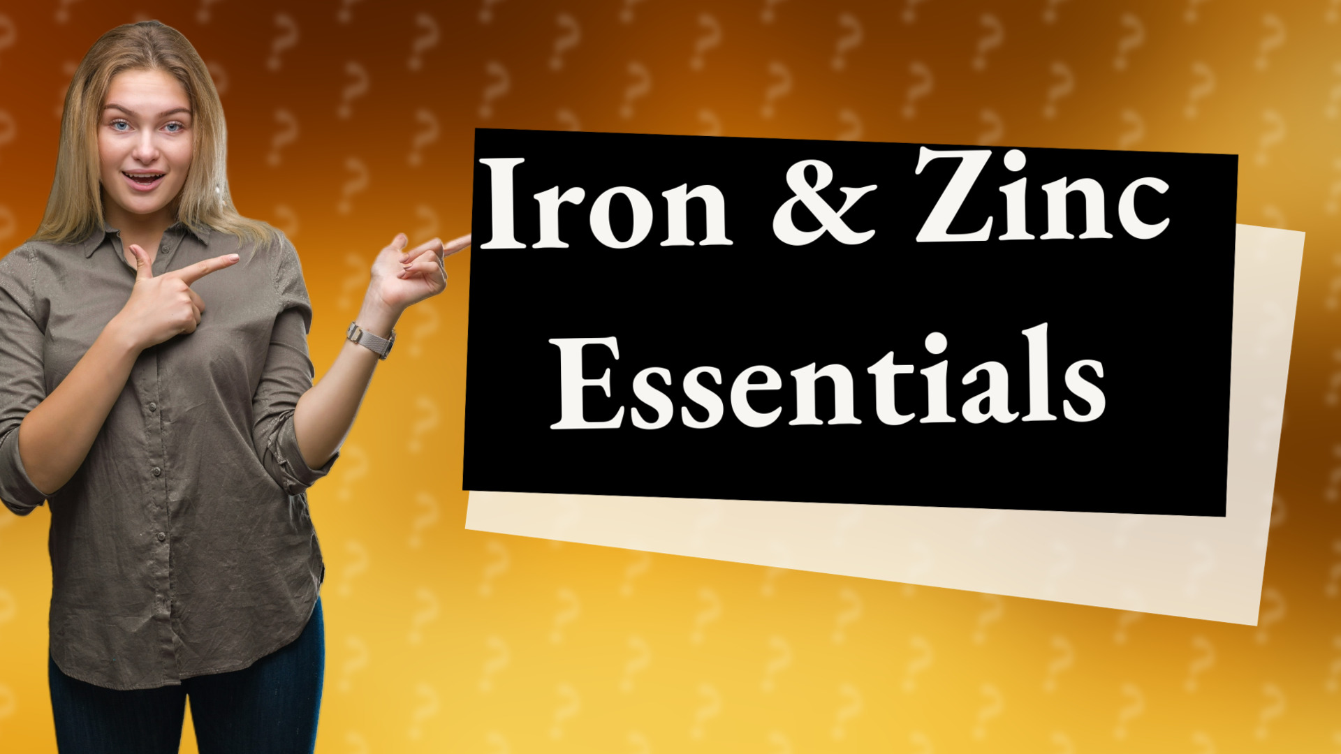 Iron & Zinc Essentials