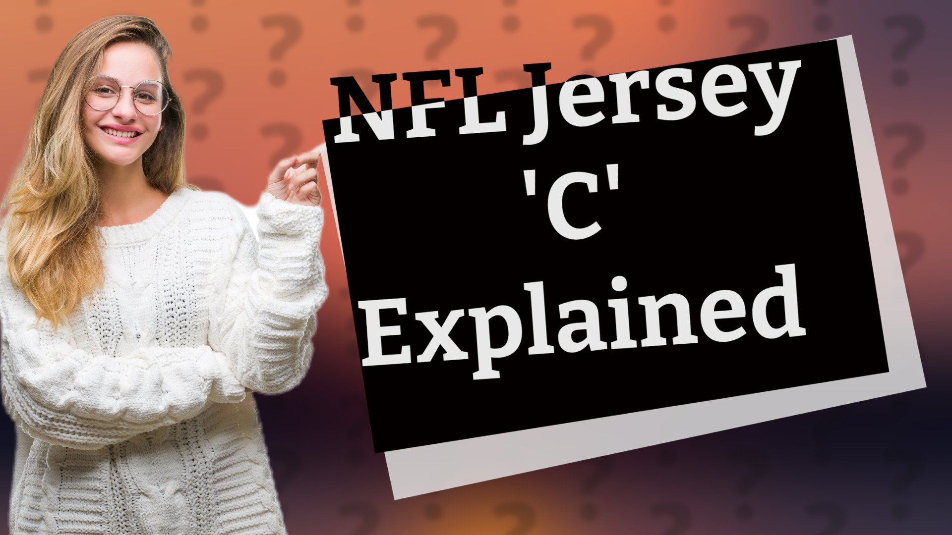 NFL Jersey 'C' Explained