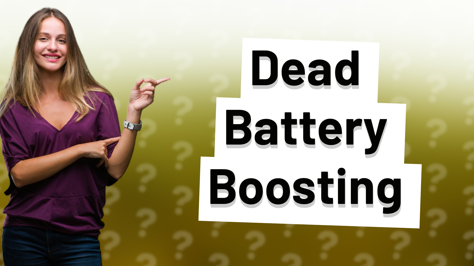 Dead Battery Boosting