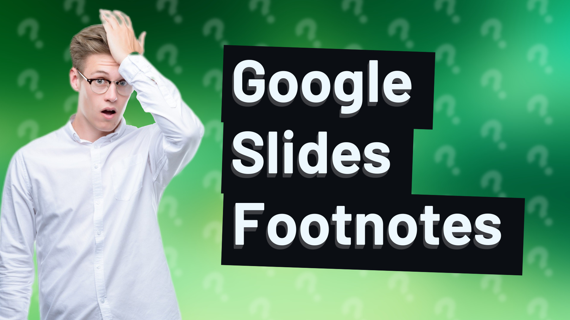 Google Slides Footnotes