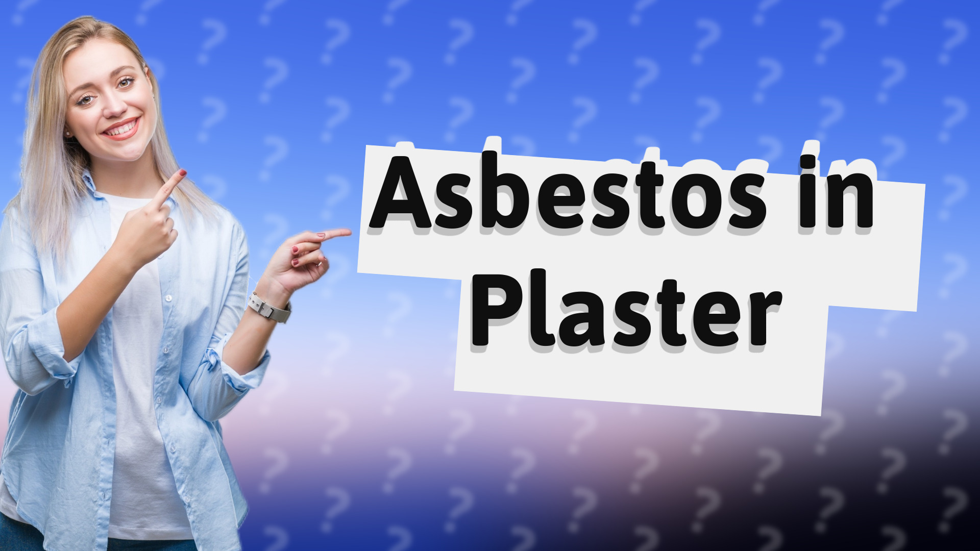 Asbestos in Plaster
