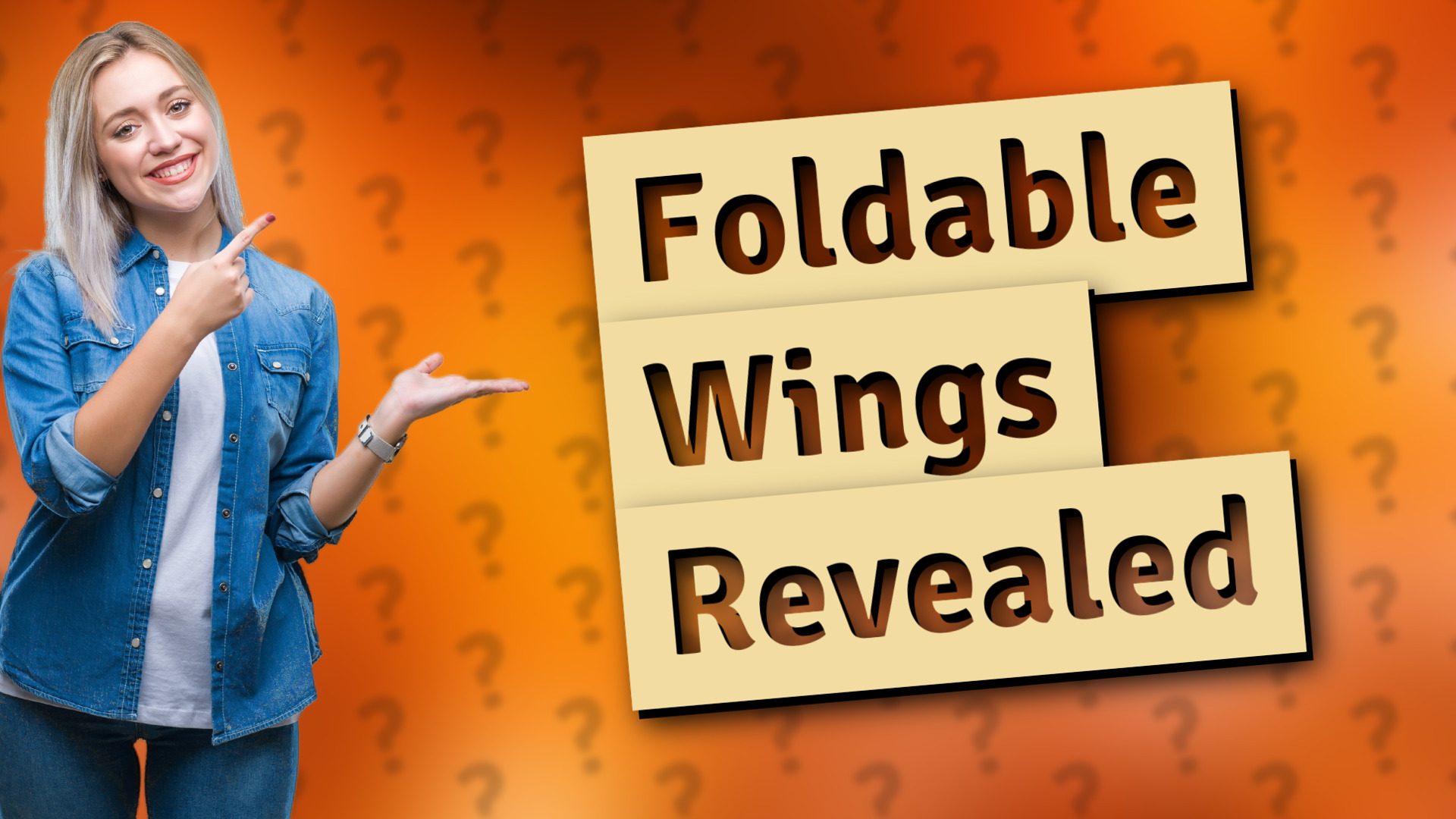 Foldable Wings Revealed