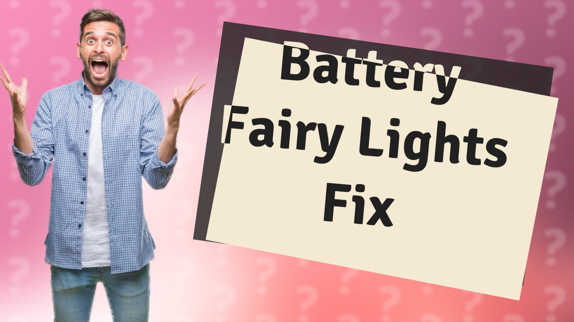 Battery Fairy Lights Fix