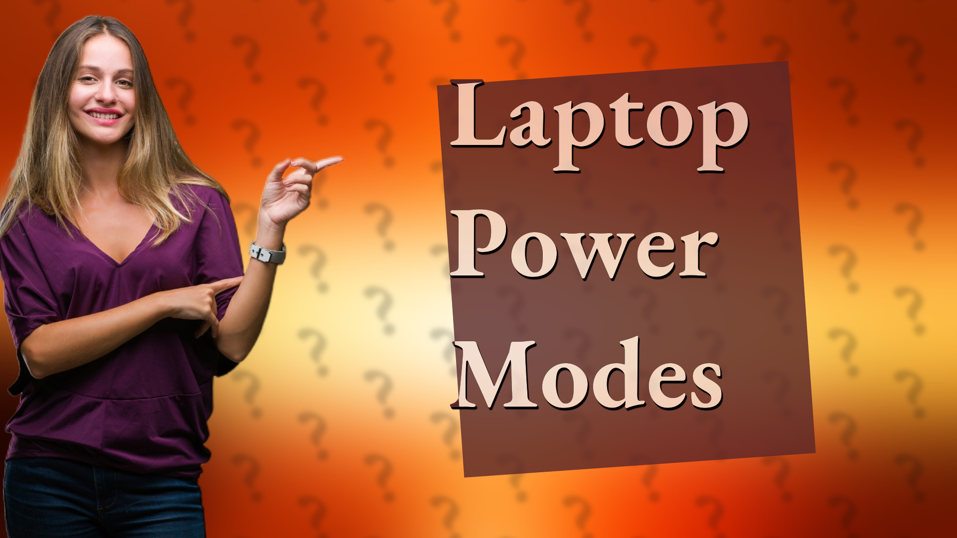 Laptop Power Modes