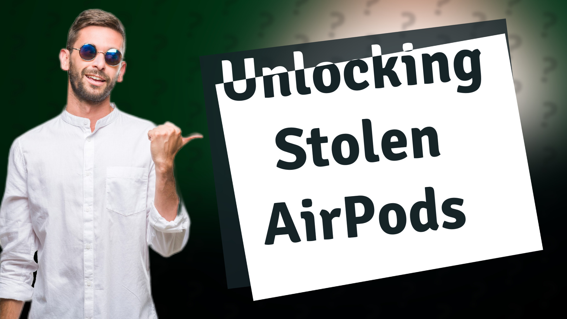 Unlocking Stolen AirPods