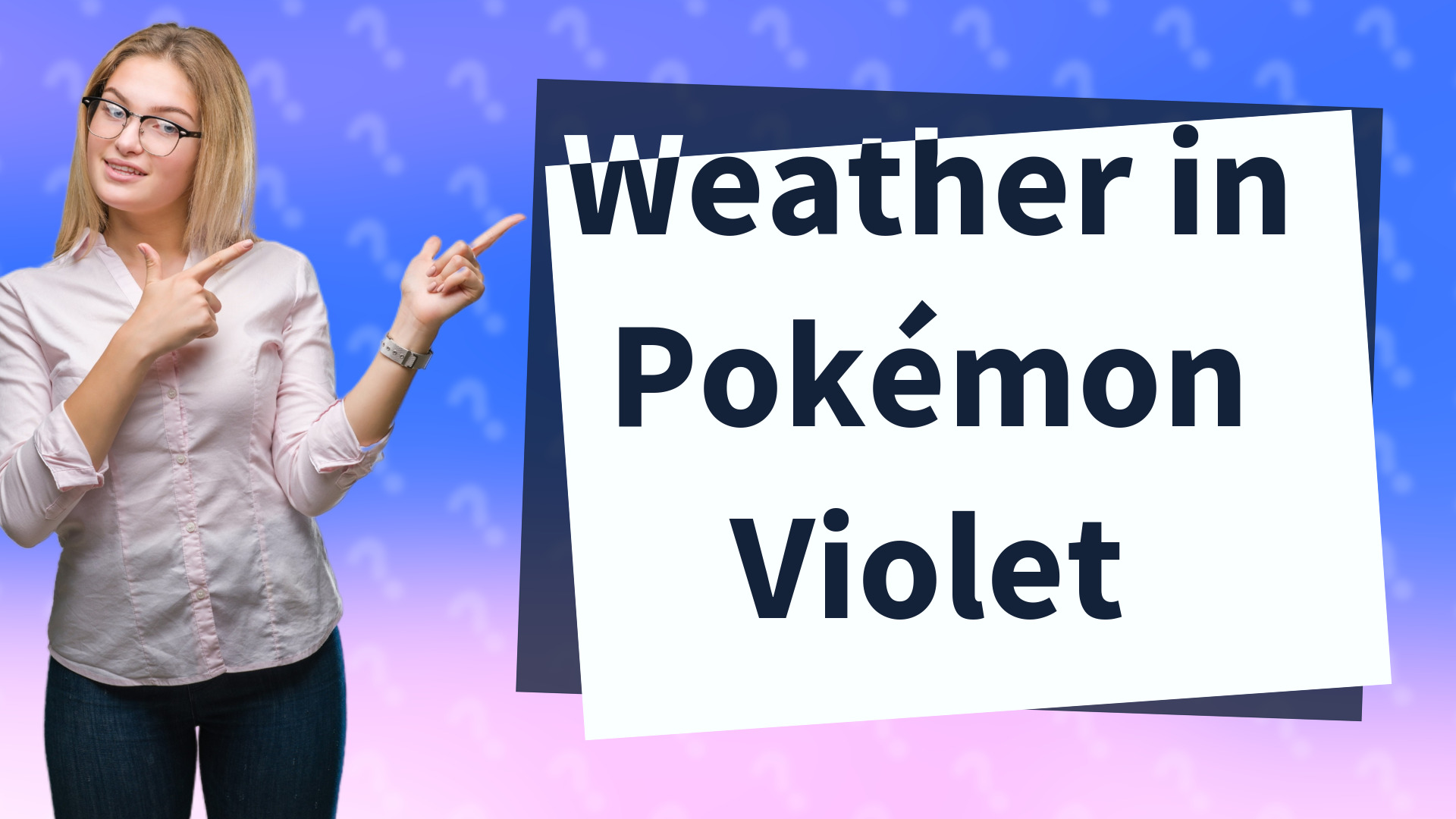 Weather in Pokémon Violet