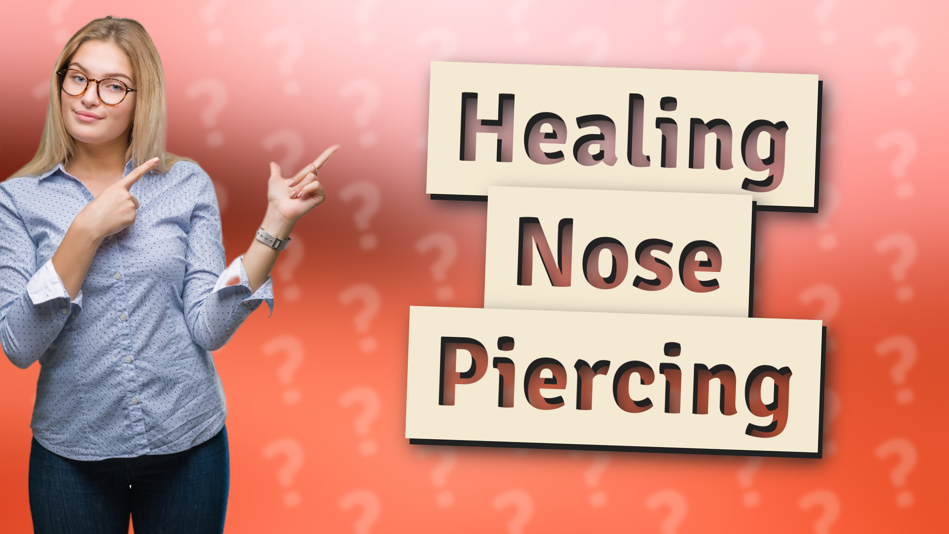 Healing Nose Piercing
