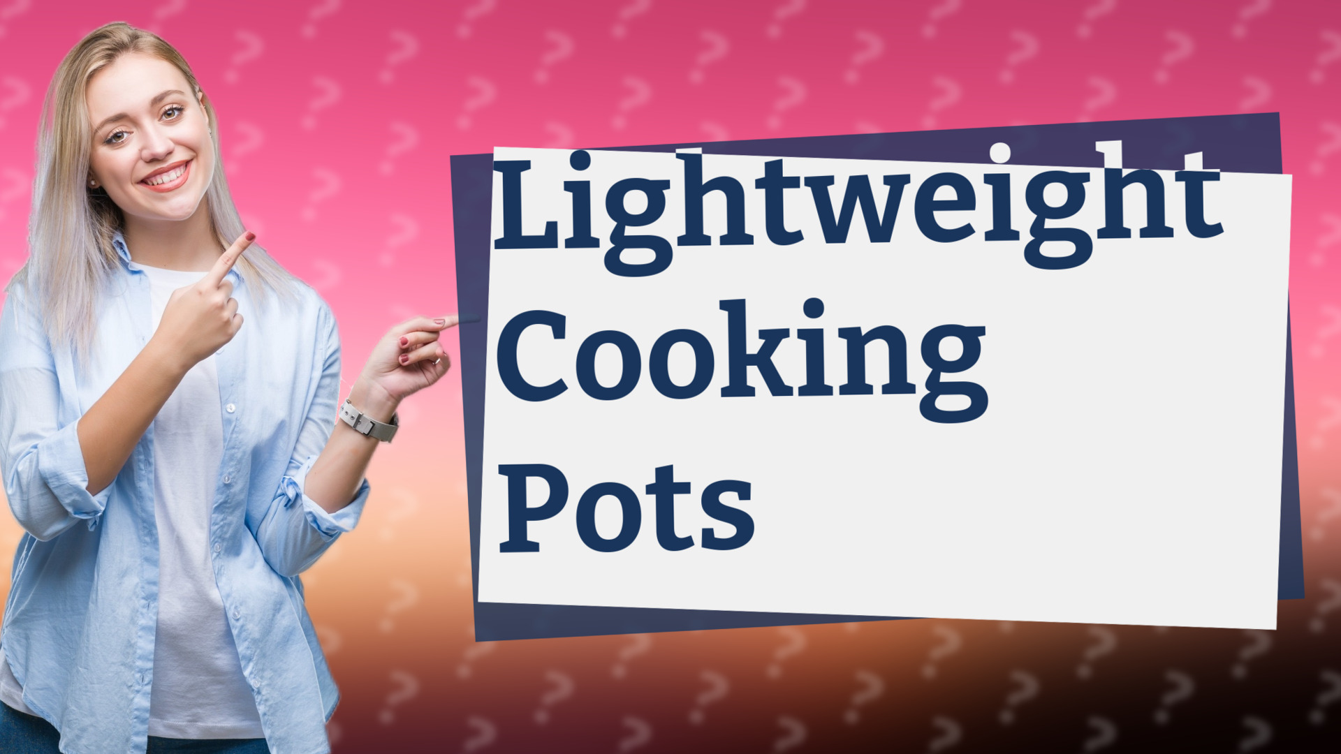 Lightweight Cooking Pots