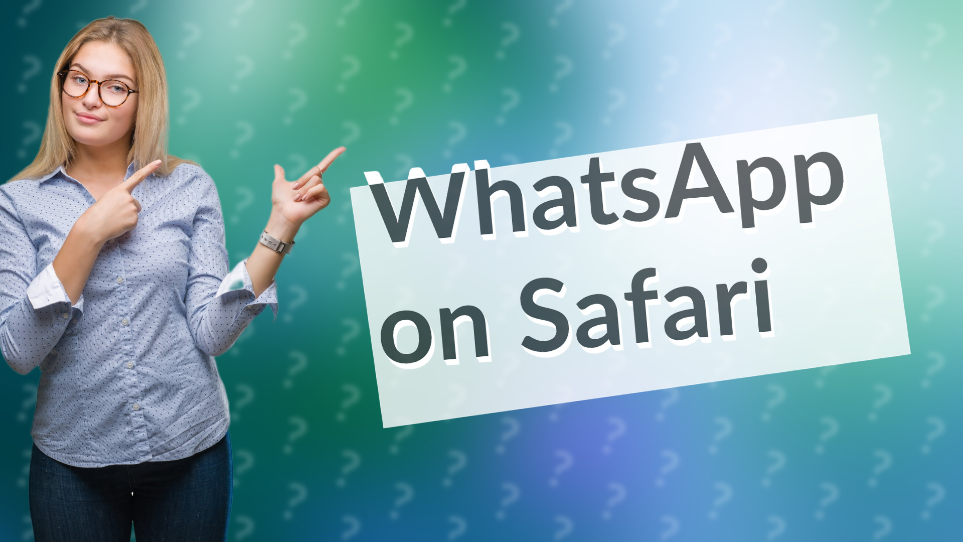 WhatsApp on Safari