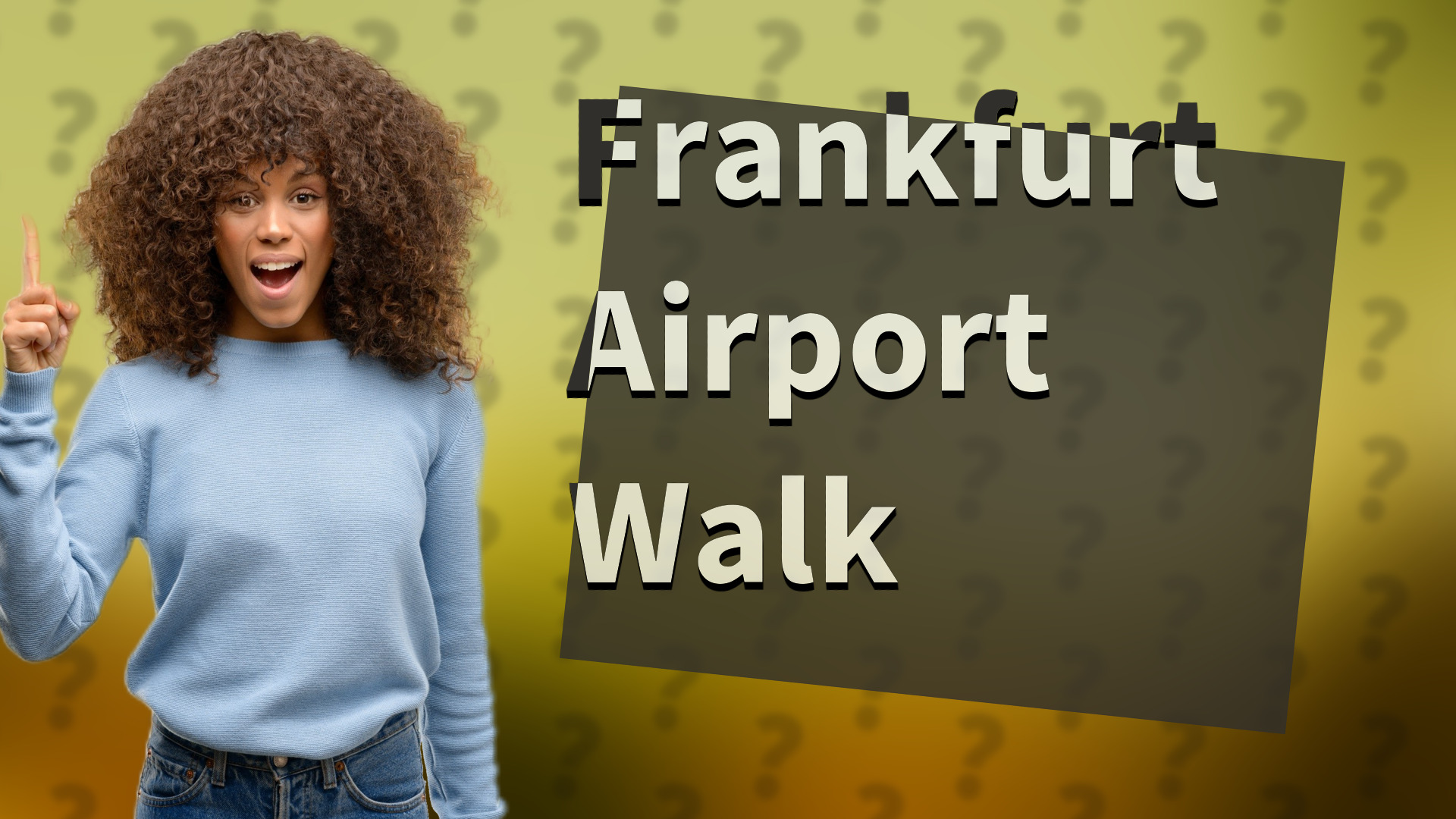 Frankfurt Airport Walk