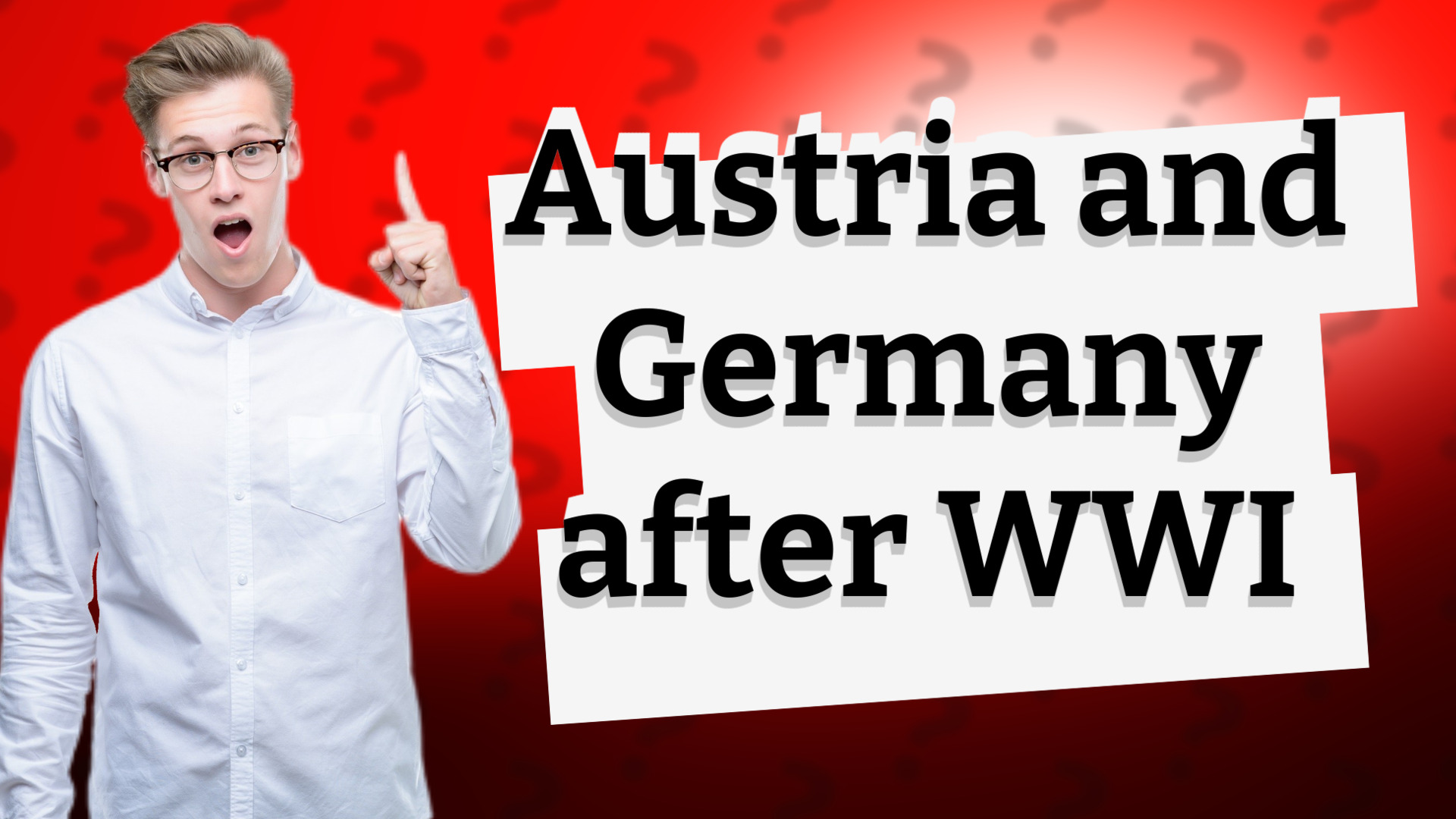 Austria and Germany after WWI