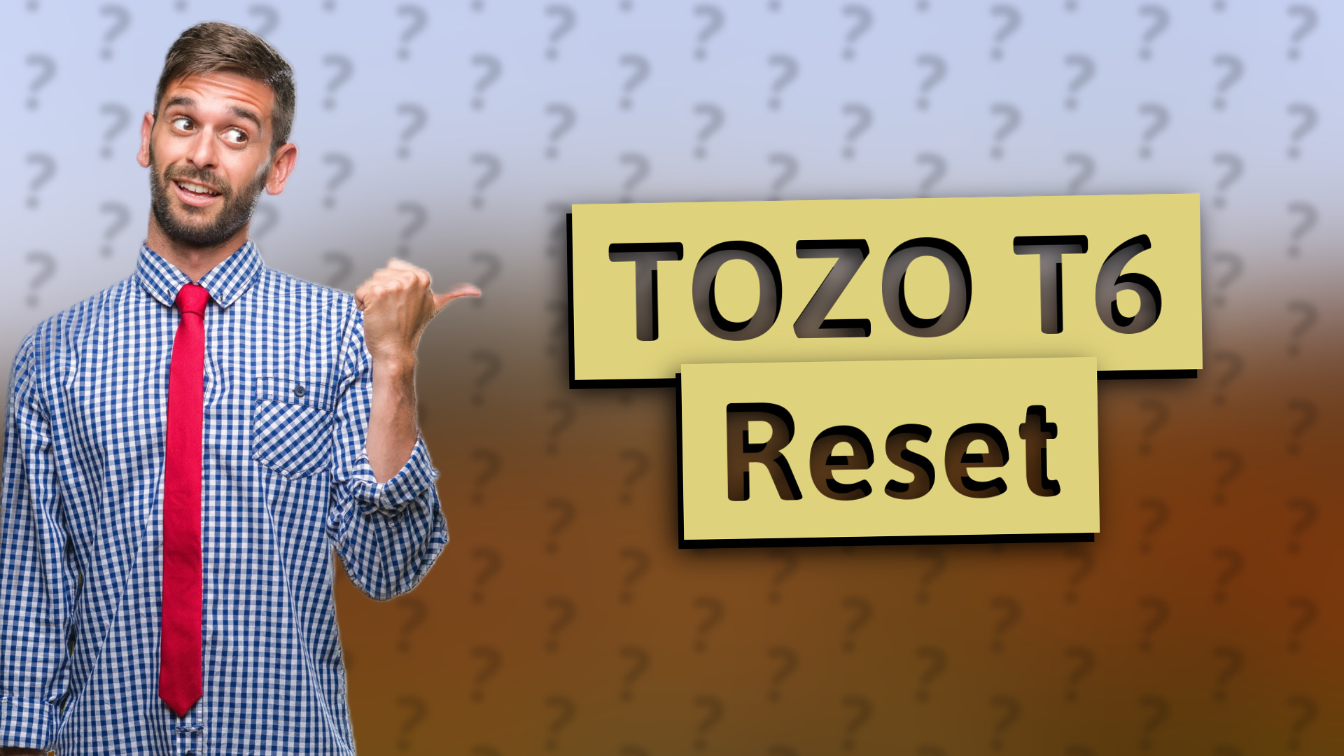 TOZO T6 Reset