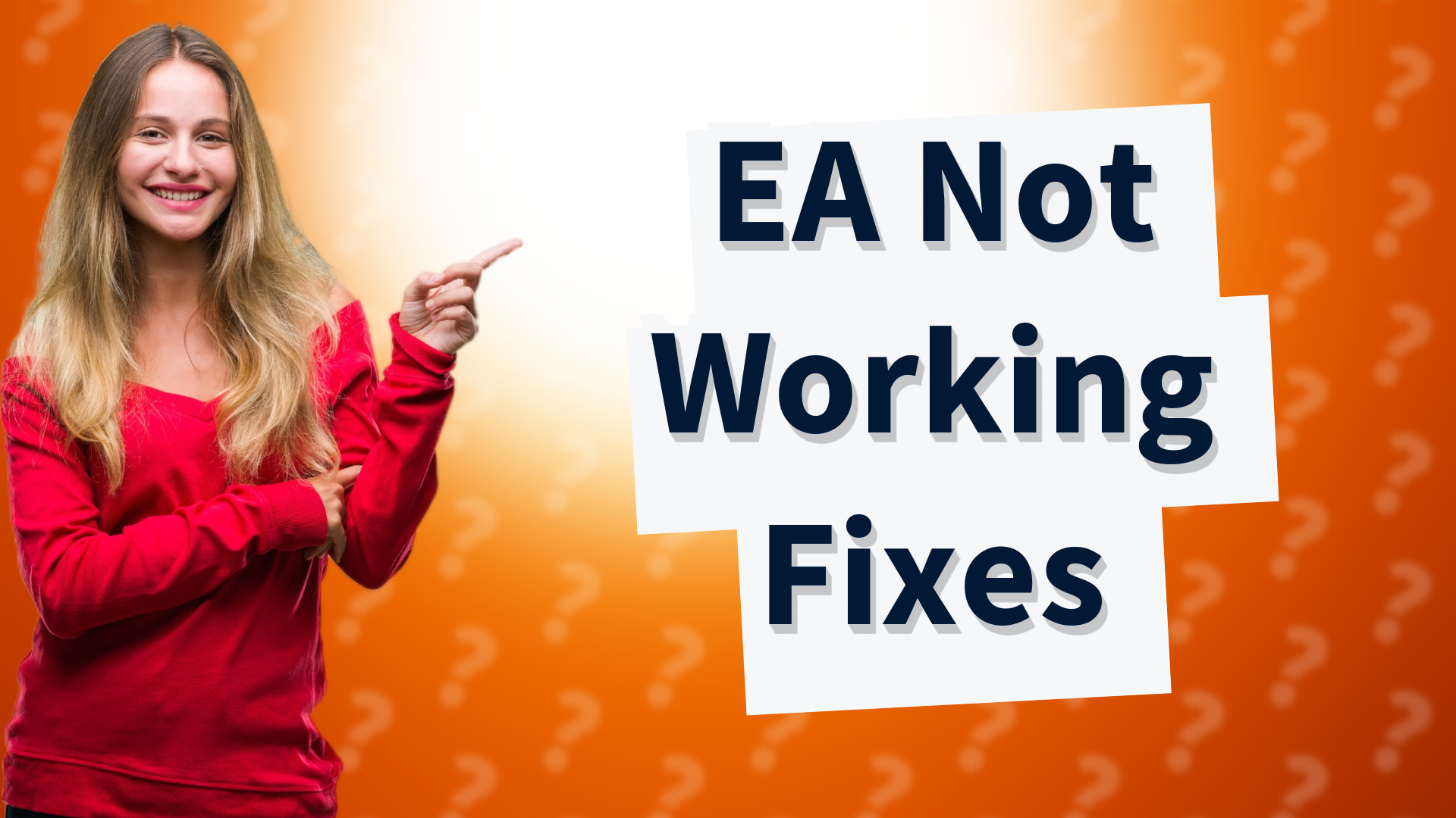 EA Not Working Fixes