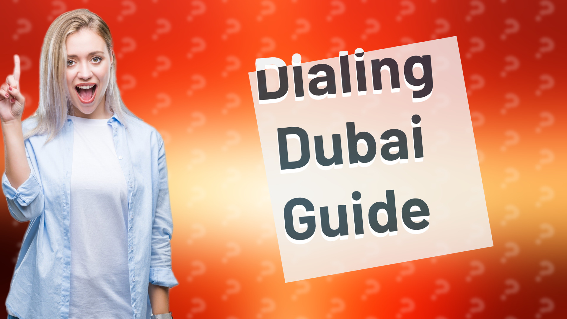 Dialing Dubai Guide