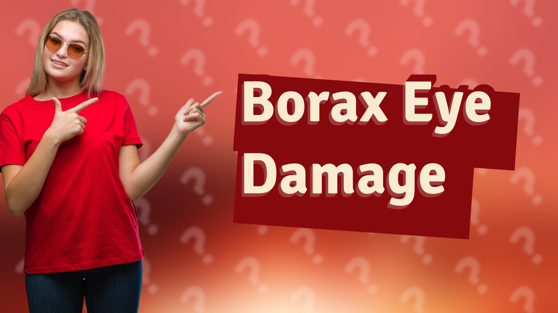 Borax Eye Damage