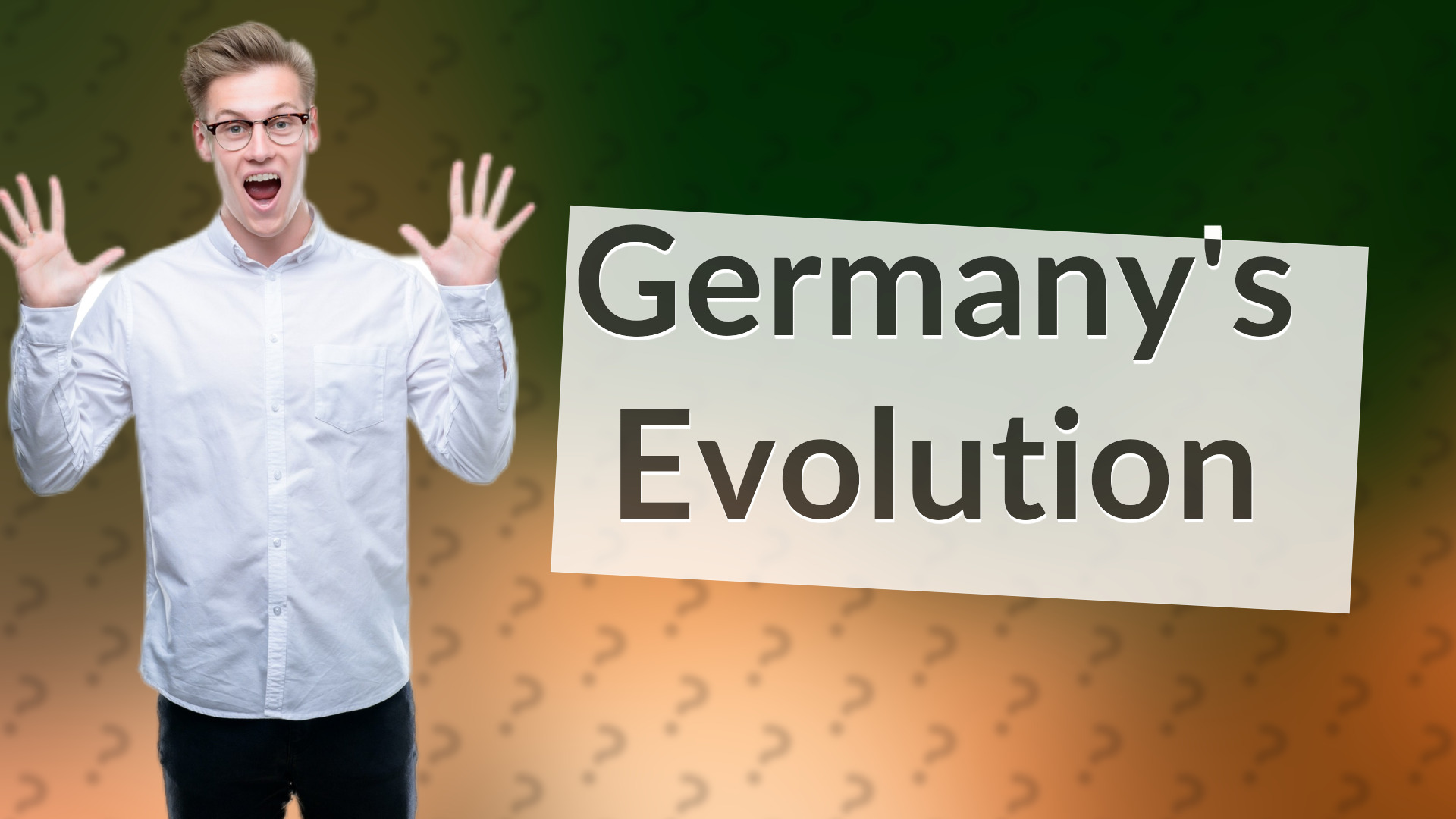 Germany's Evolution