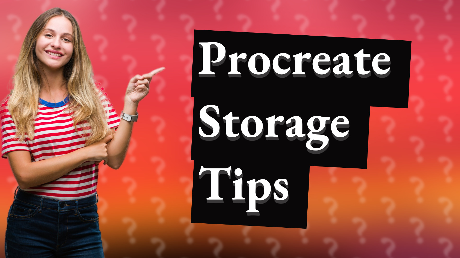 Procreate Storage Tips