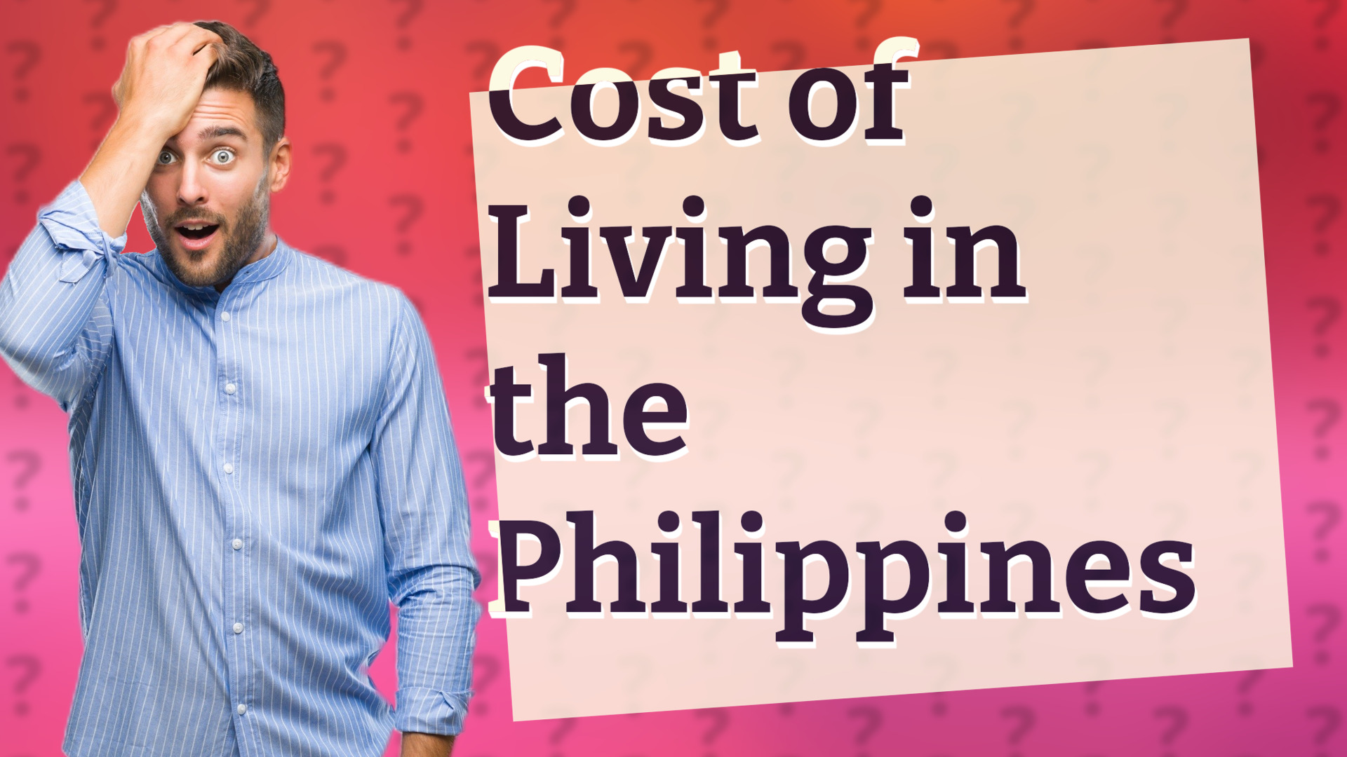Cost of Living in the Philippines