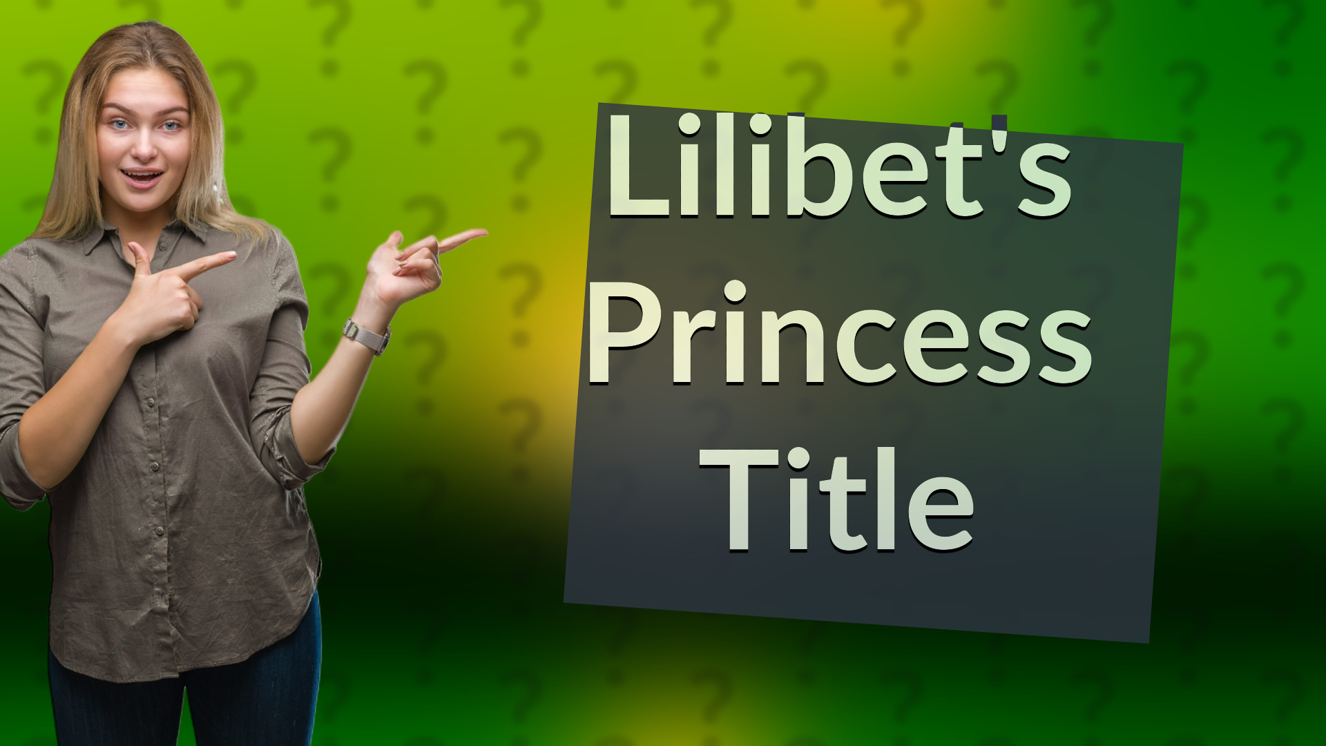 Lilibet's Princess Title
