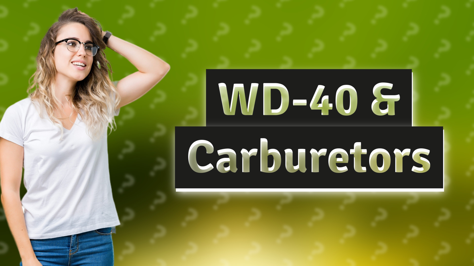 WD-40 & Carburetors